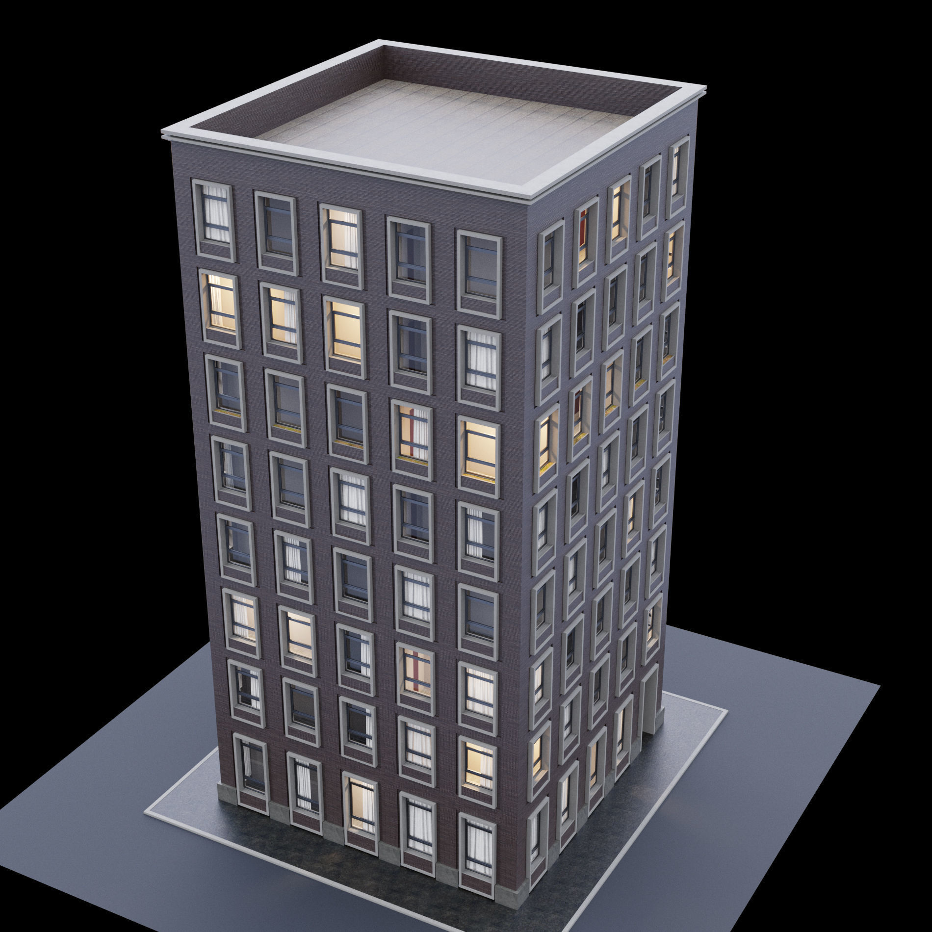 Building set full set 3D Model Collection_6