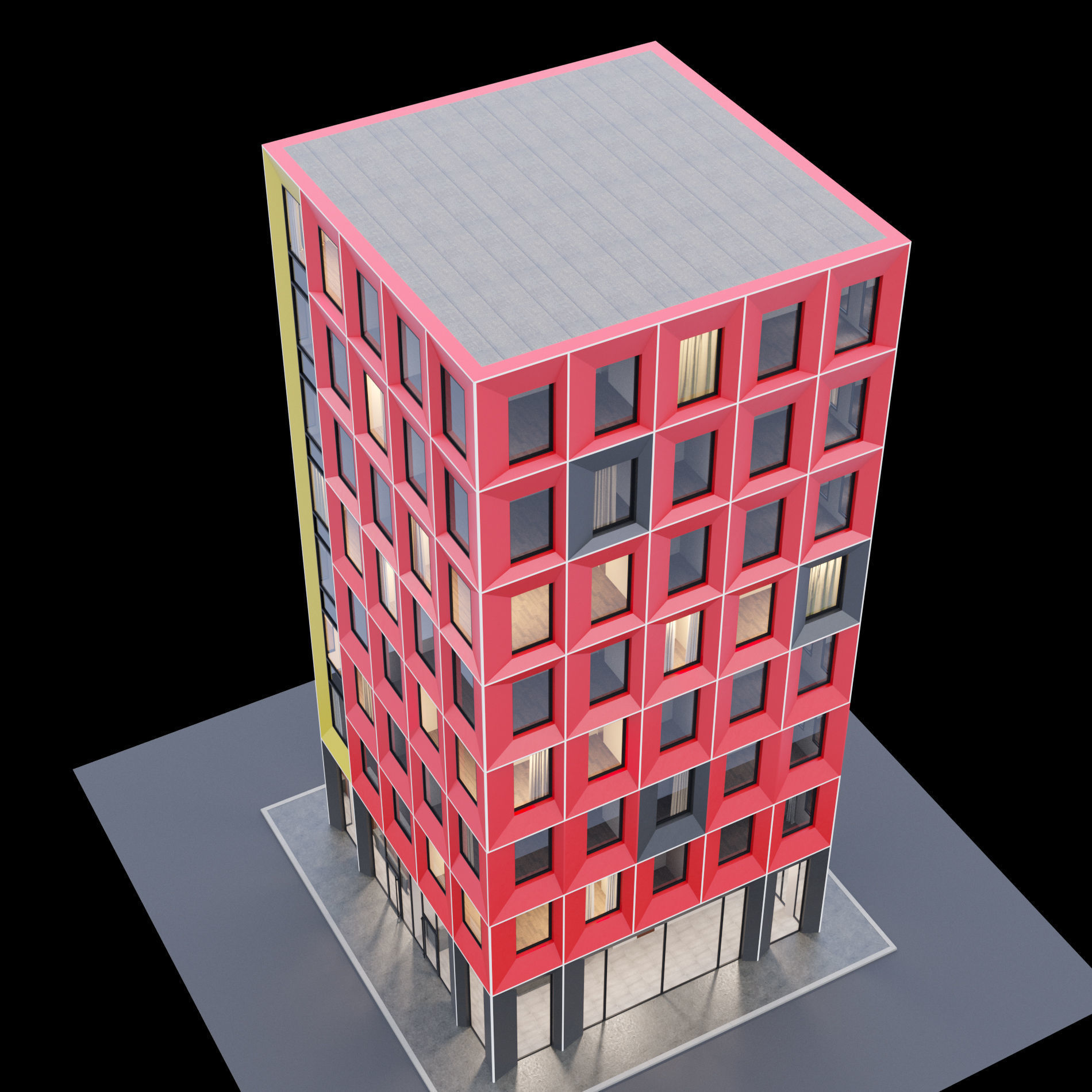 Building set full set 3D Model Collection_8