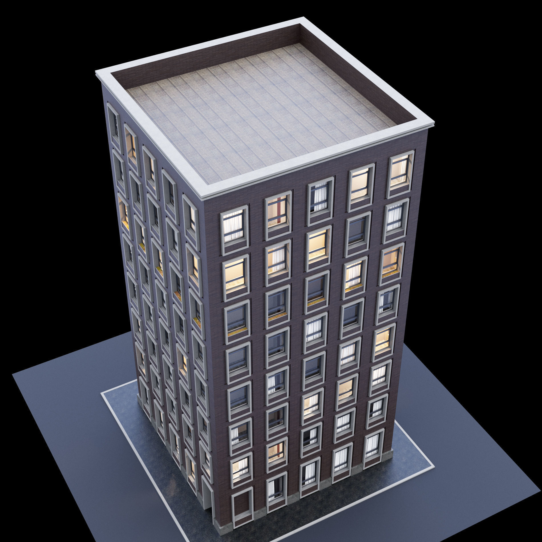 Building set full set 3D Model Collection_7