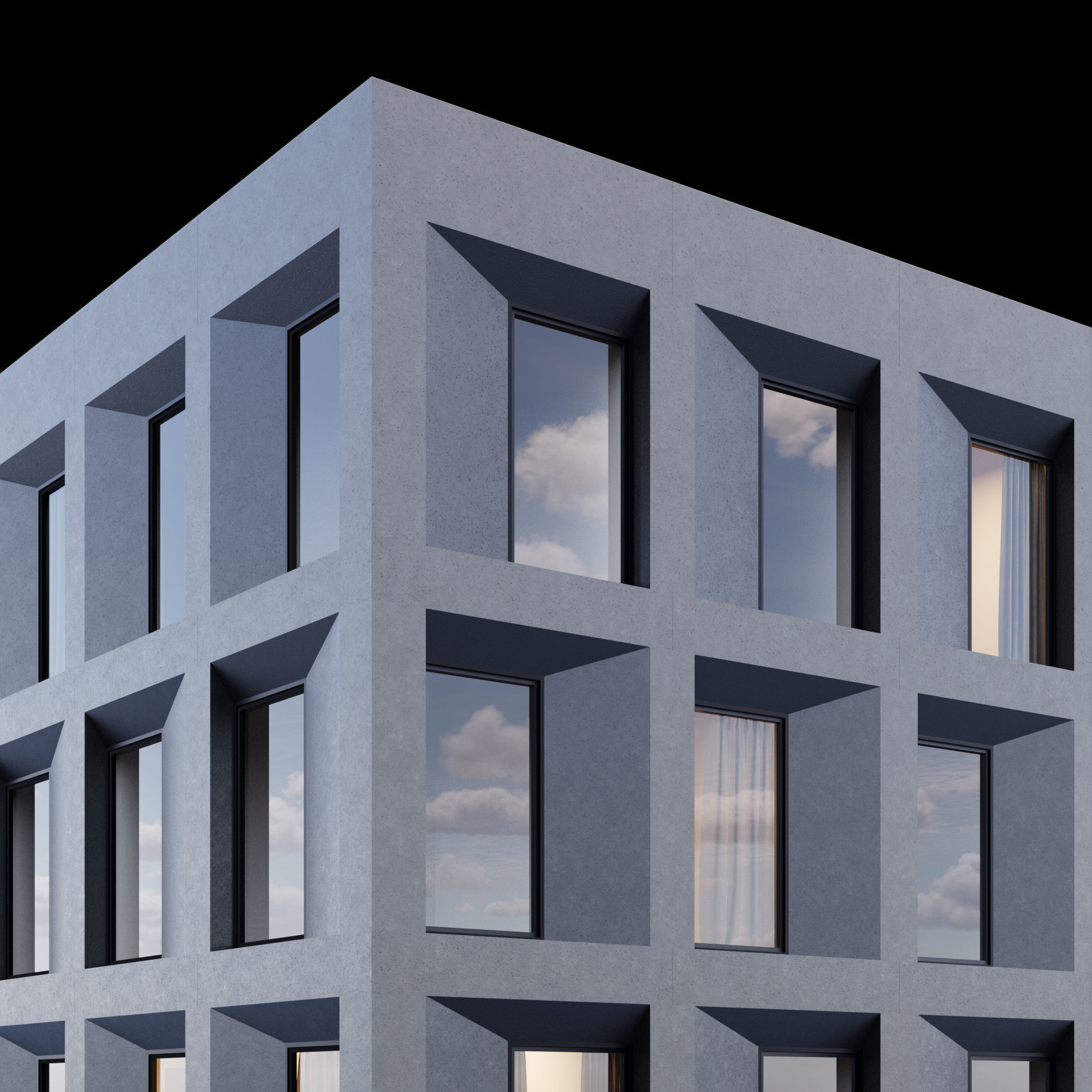 Building set full set 3D Model Collection_12