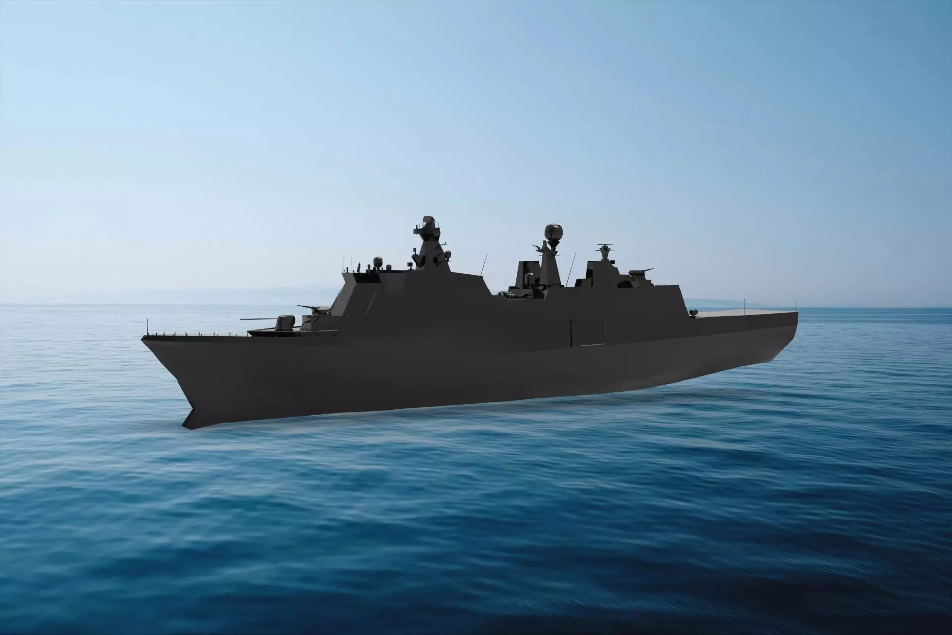 Absalon-class frigate 3D model_0