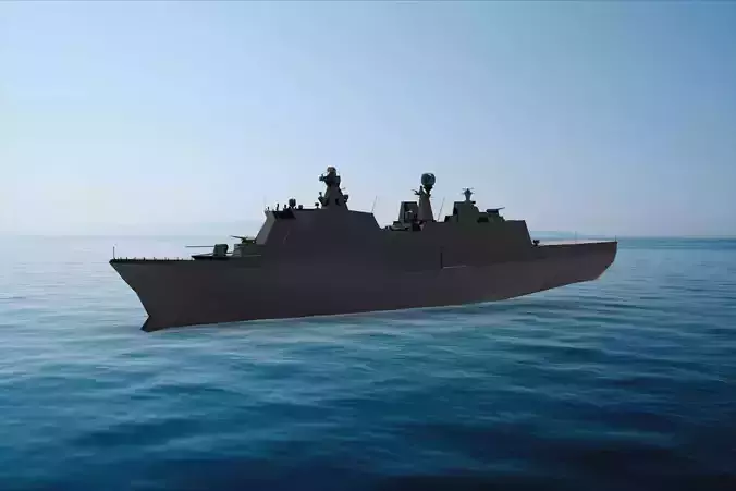 Absalon-class frigate 3D model