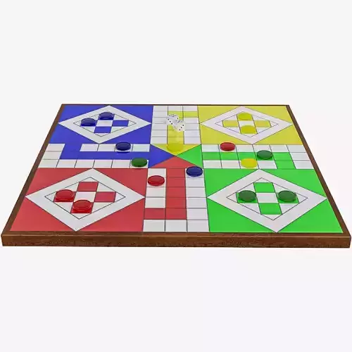 Classic Ludo Board 3D model