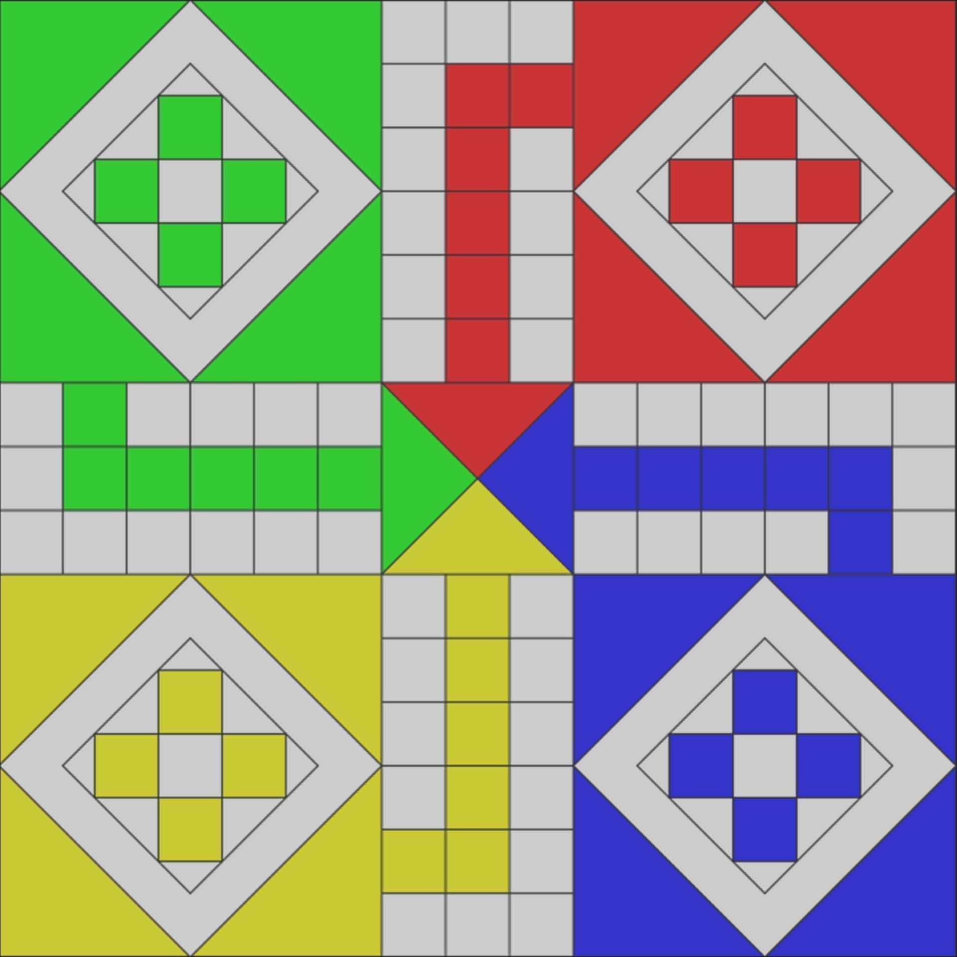 Classic Ludo Board 3D model_11