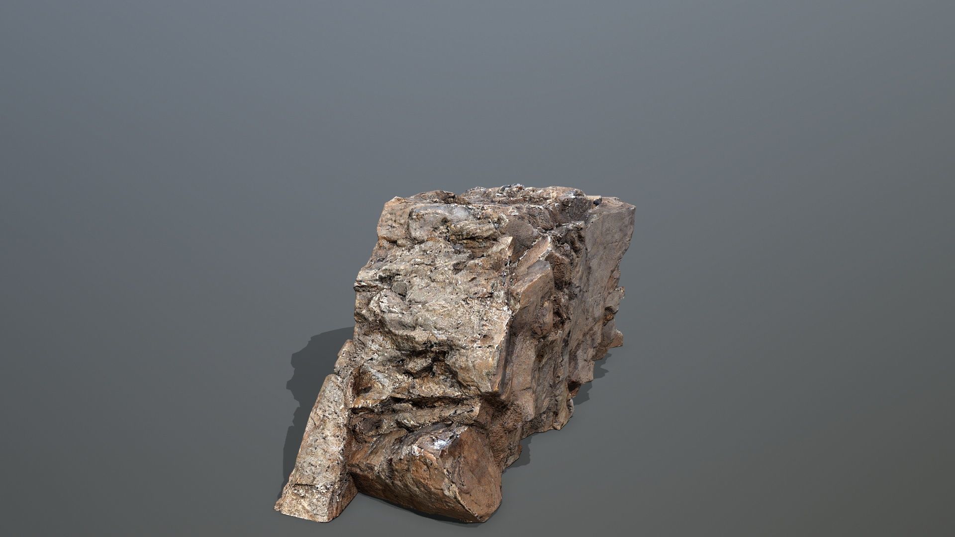 Mountain Low-poly 3D model_11