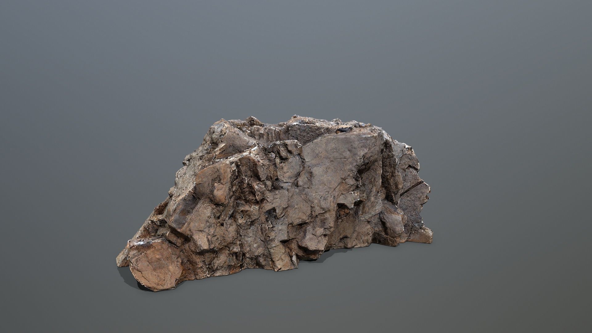 Mountain Low-poly 3D model_12