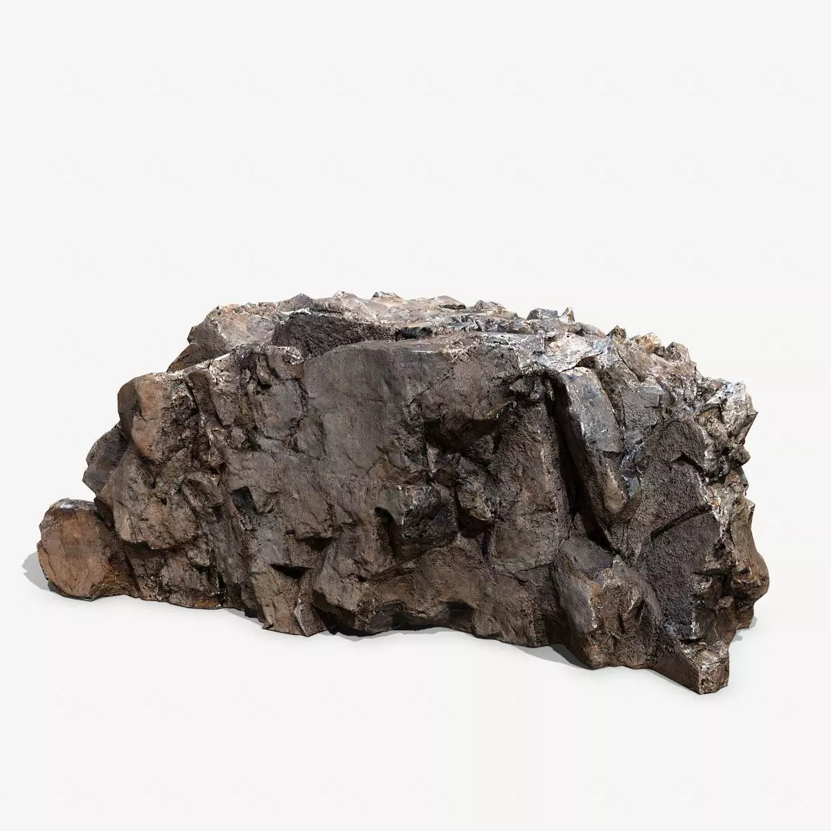 Mountain Low-poly 3D model_0