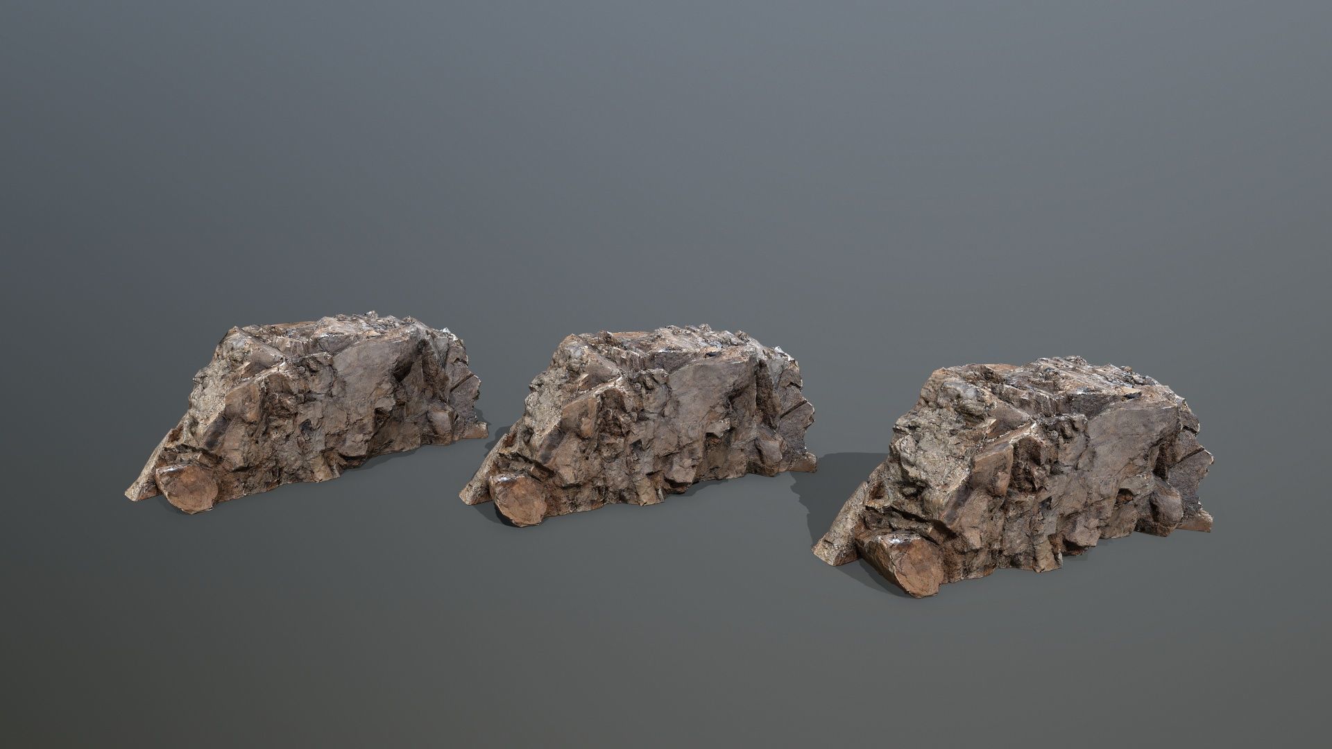 Mountain Low-poly 3D model_13