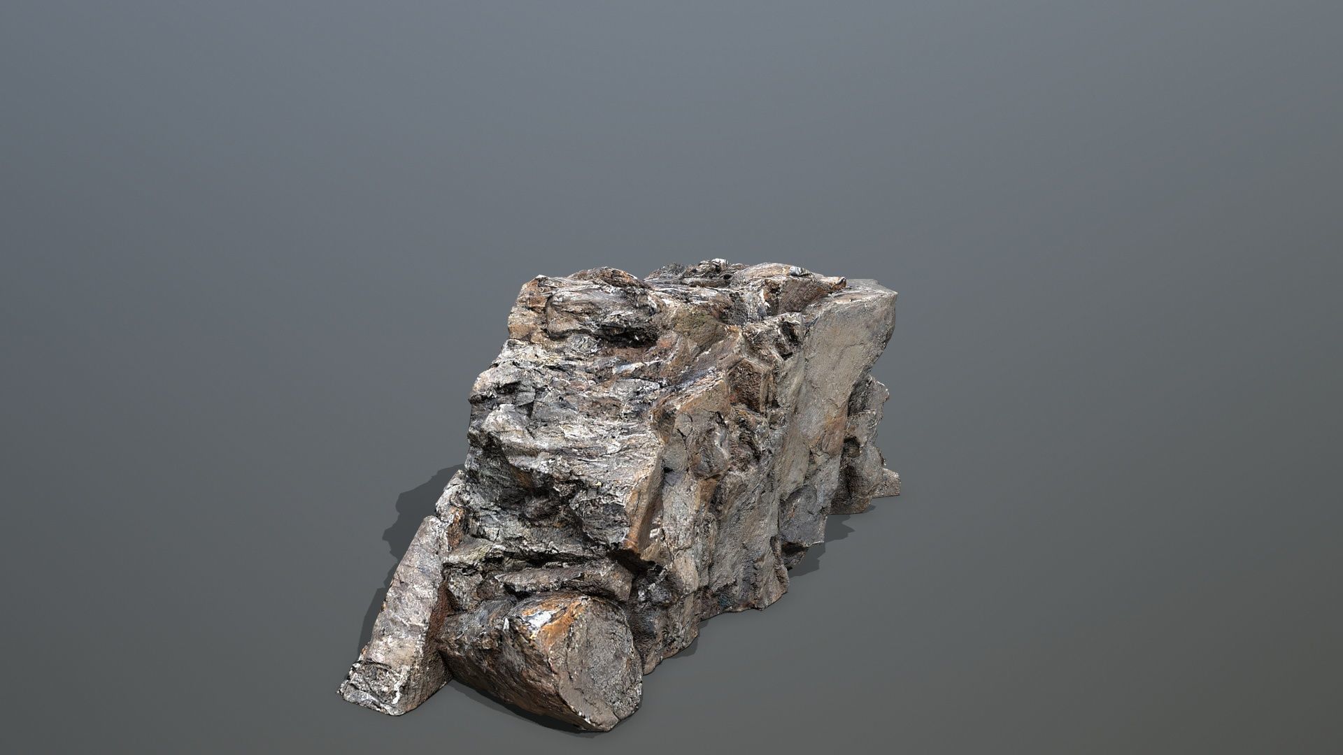 Mountain Low-poly 3D model_11