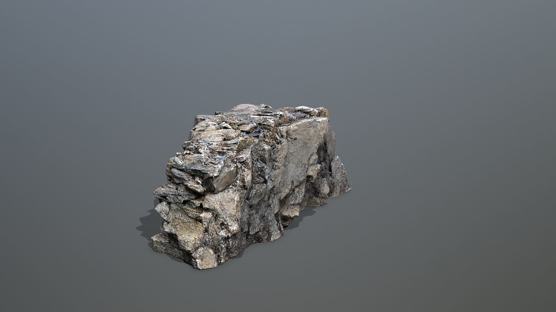 Mountain Low-poly 3D model_7