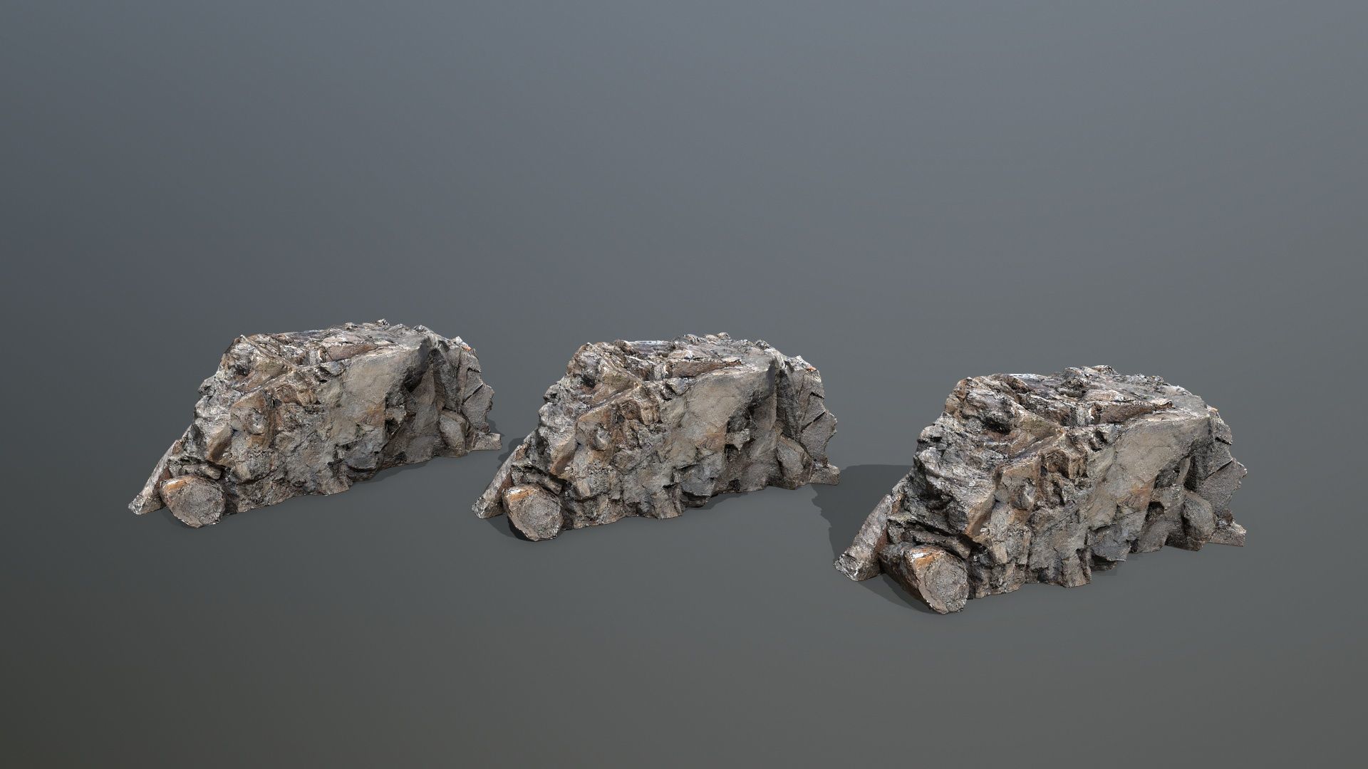Mountain Low-poly 3D model_14