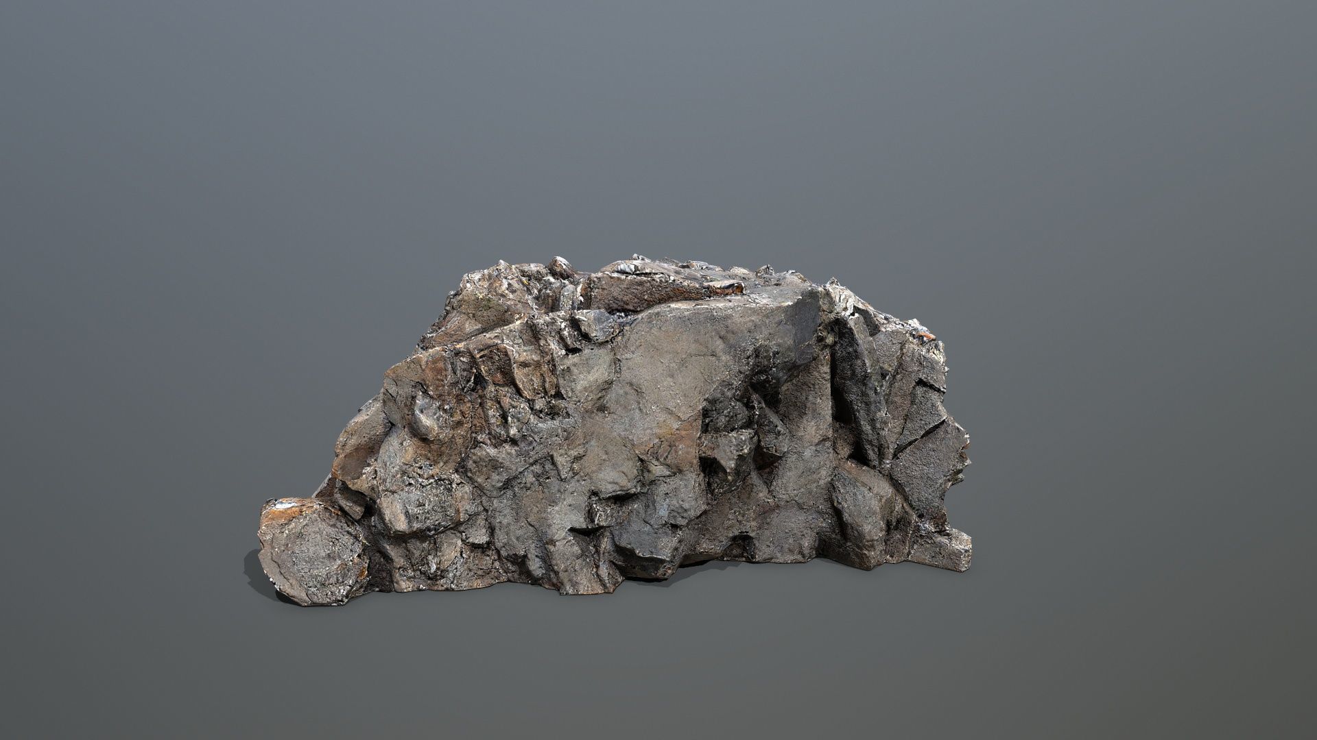 Mountain Low-poly 3D model_12