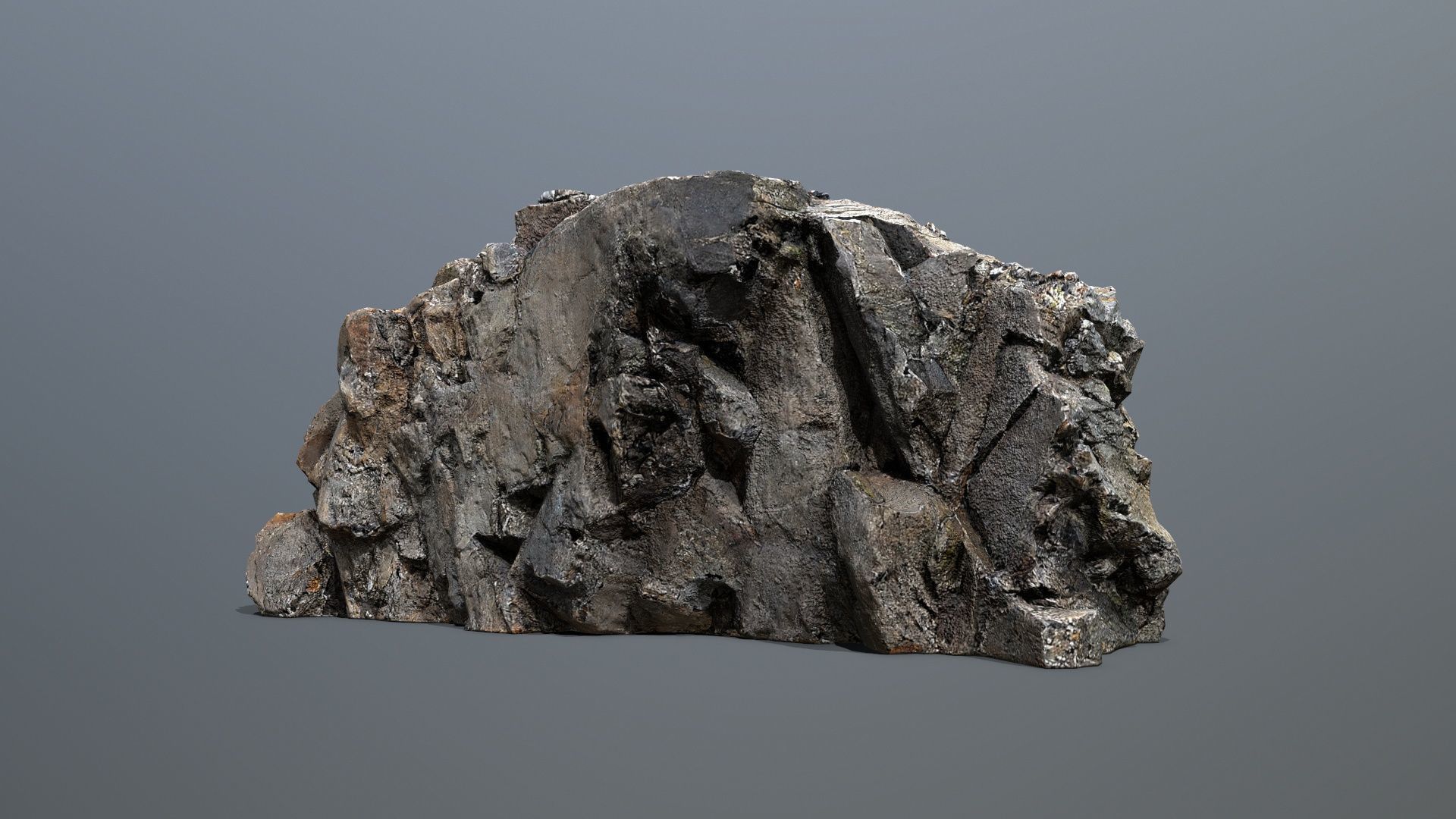 Mountain Low-poly 3D model_3