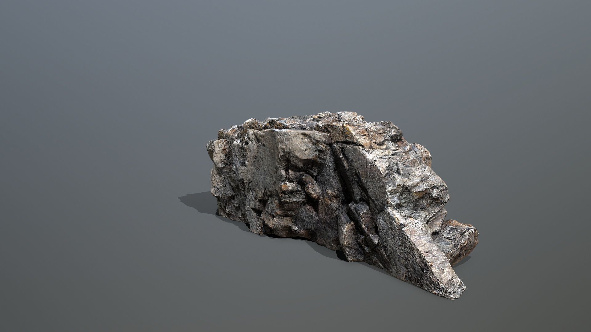 Mountain Low-poly 3D model_9