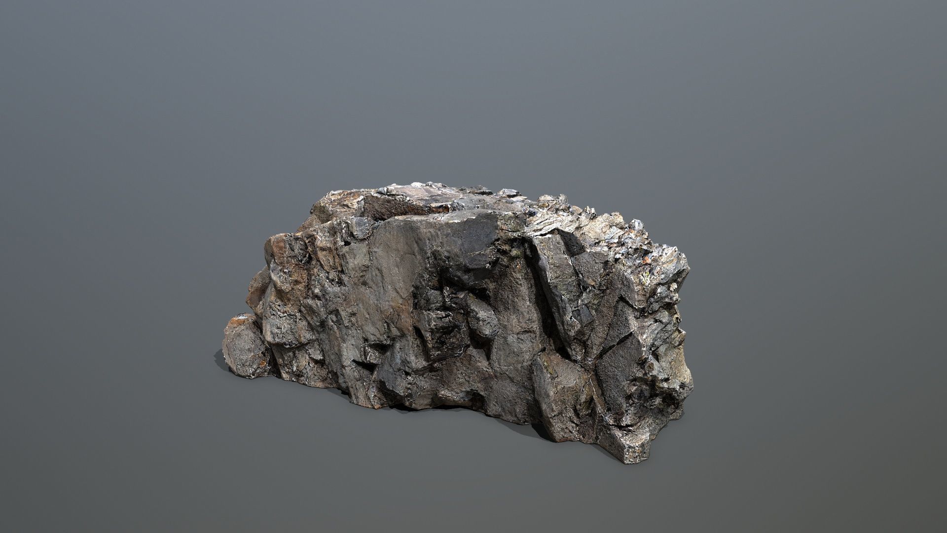 Mountain Low-poly 3D model_13