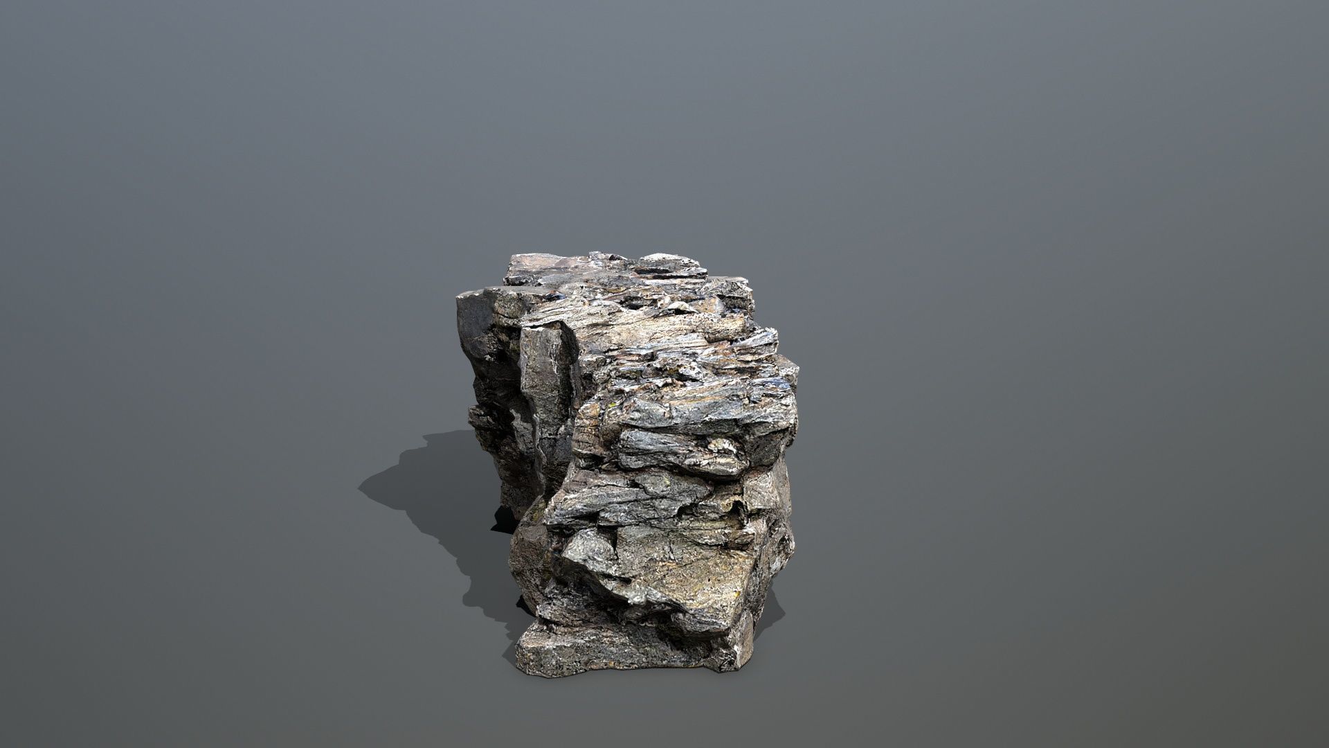 Mountain Low-poly 3D model_6