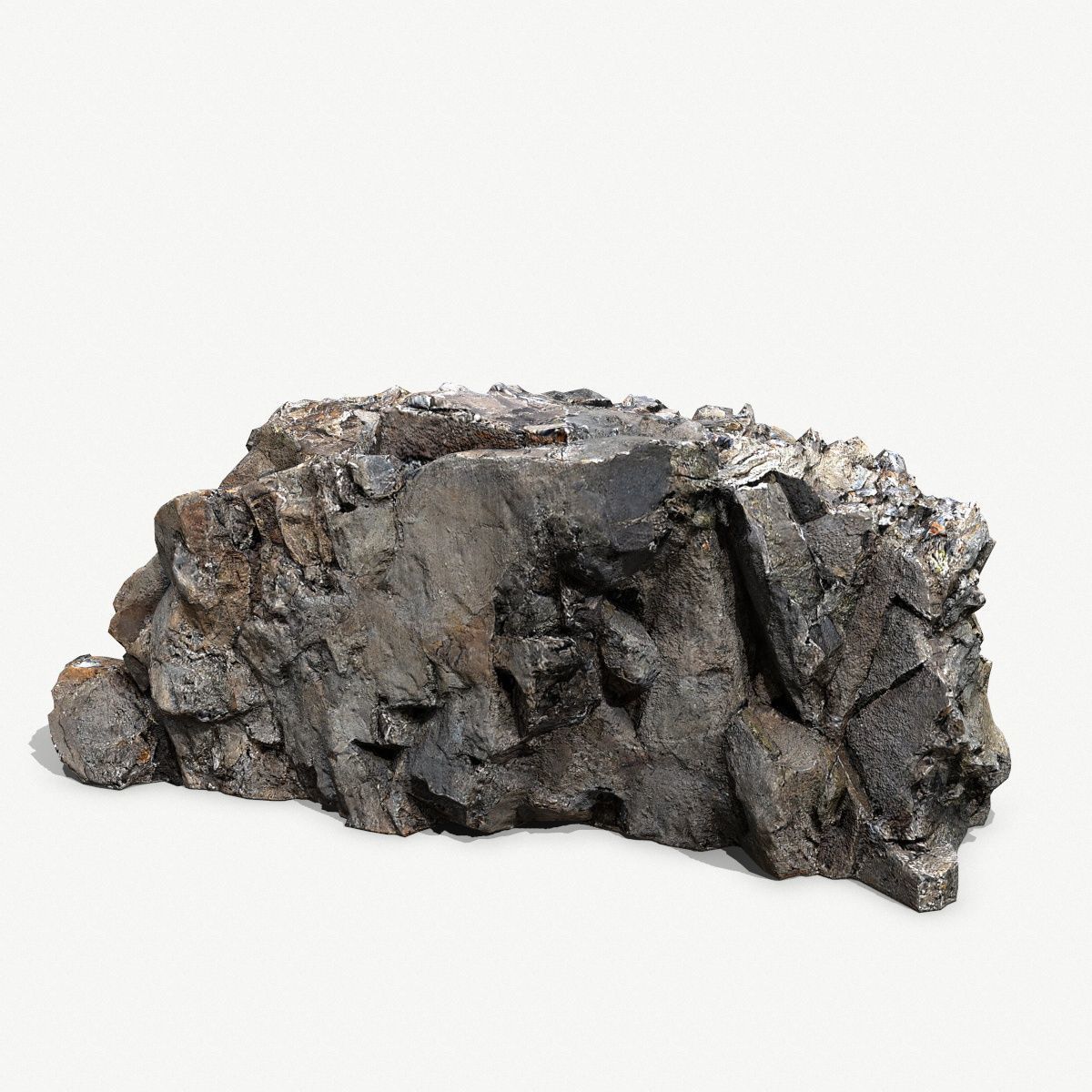 Mountain Low-poly 3D model_2