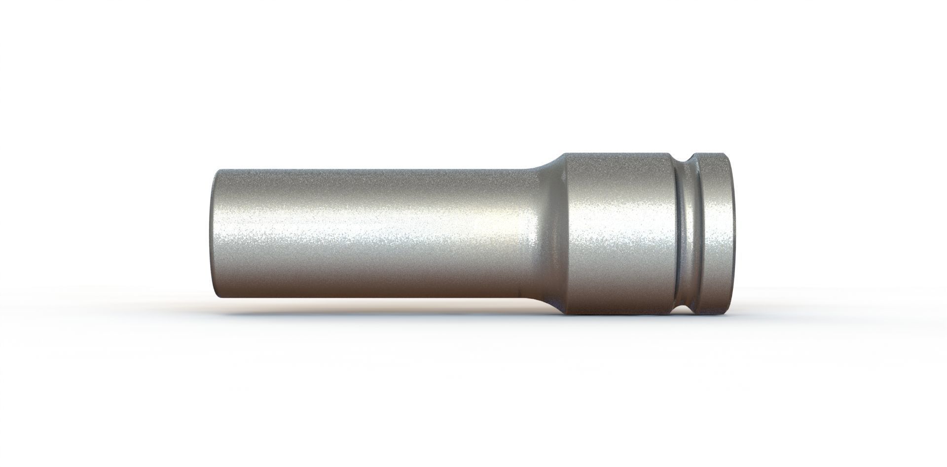 Soquete Longo 10mm x 3-8 pol Long 3D model_13