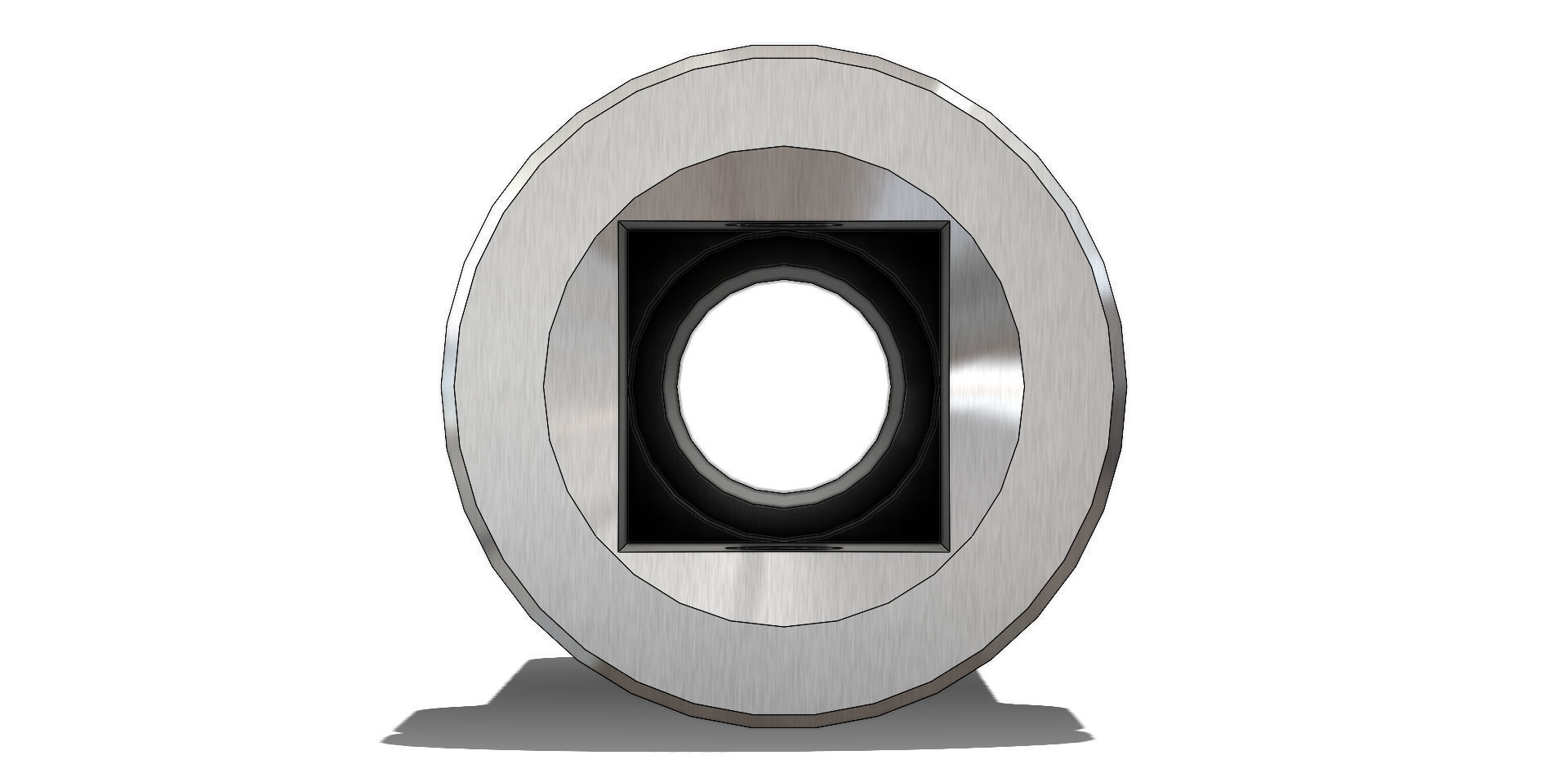 Soquete Longo 10mm x 3-8 pol Long 3D model_6