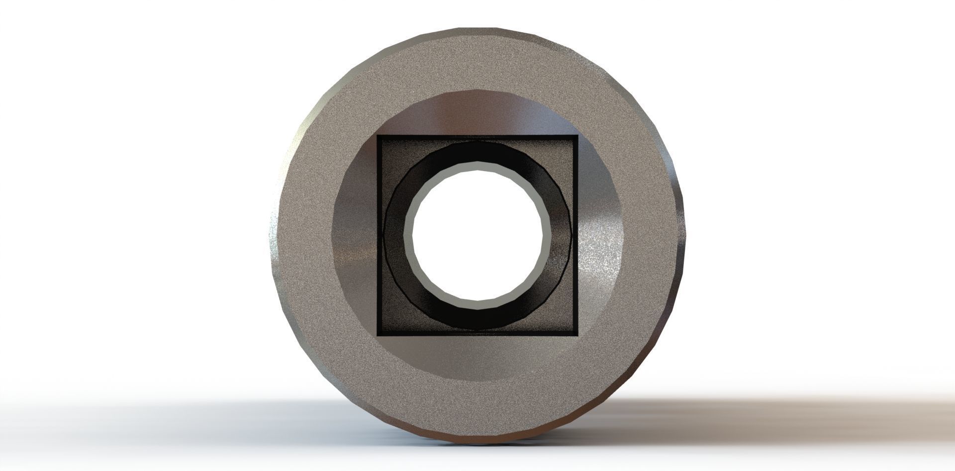 Soquete Longo 10mm x 3-8 pol Long 3D model_7