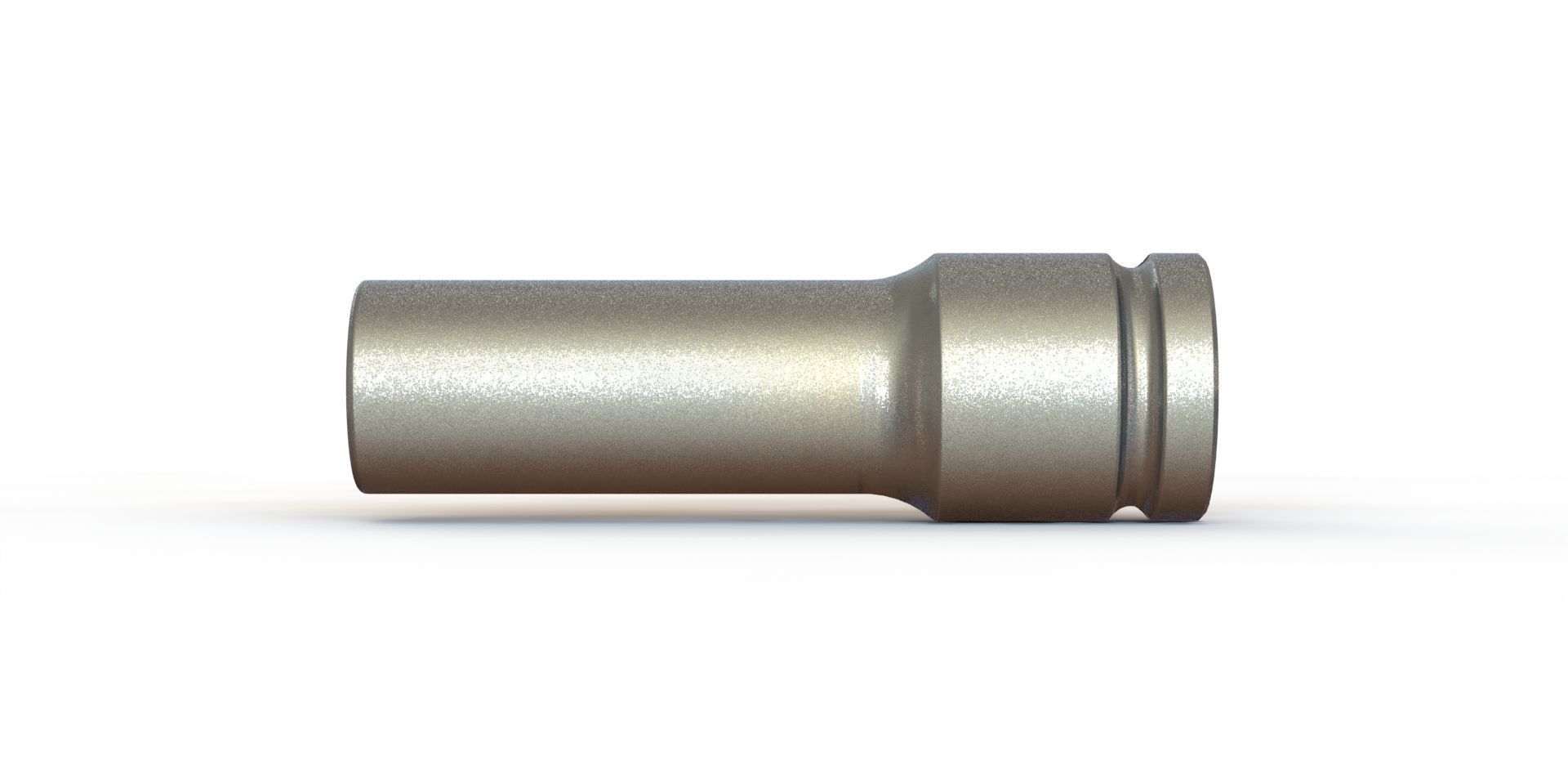 Soquete Longo 10mm x 3-8 pol Long 3D model_27