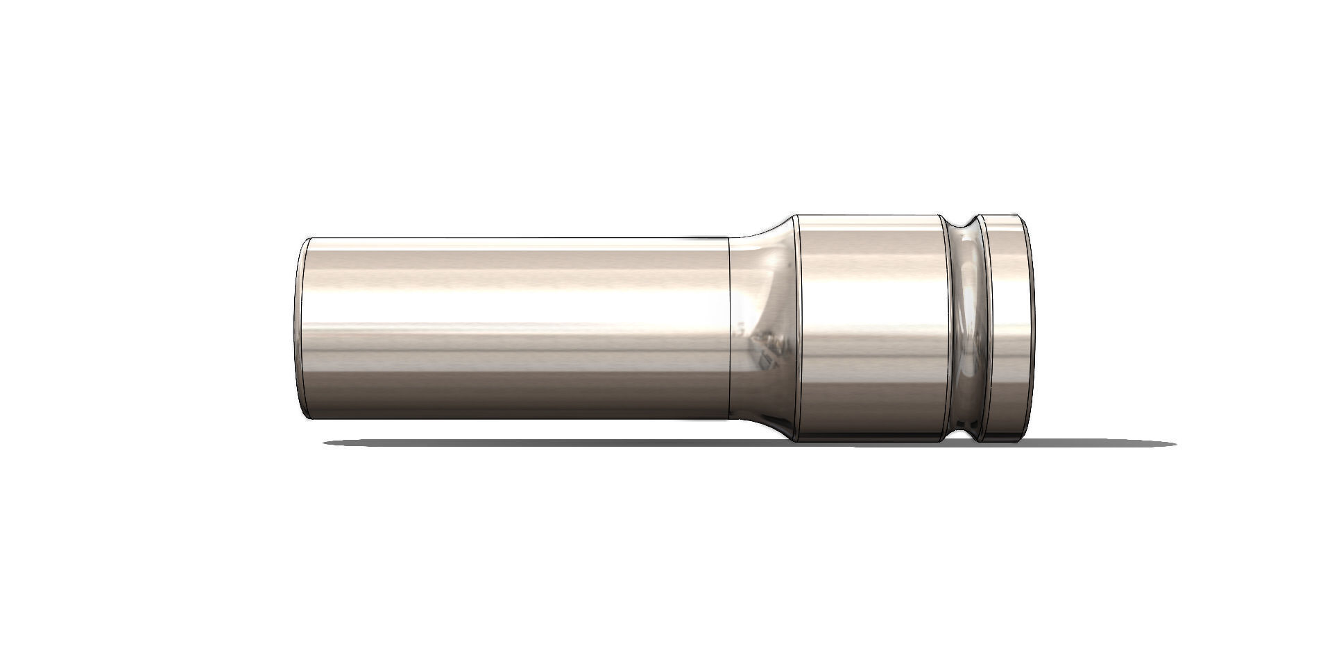 Soquete Longo 10mm x 3-8 pol Long 3D model_26