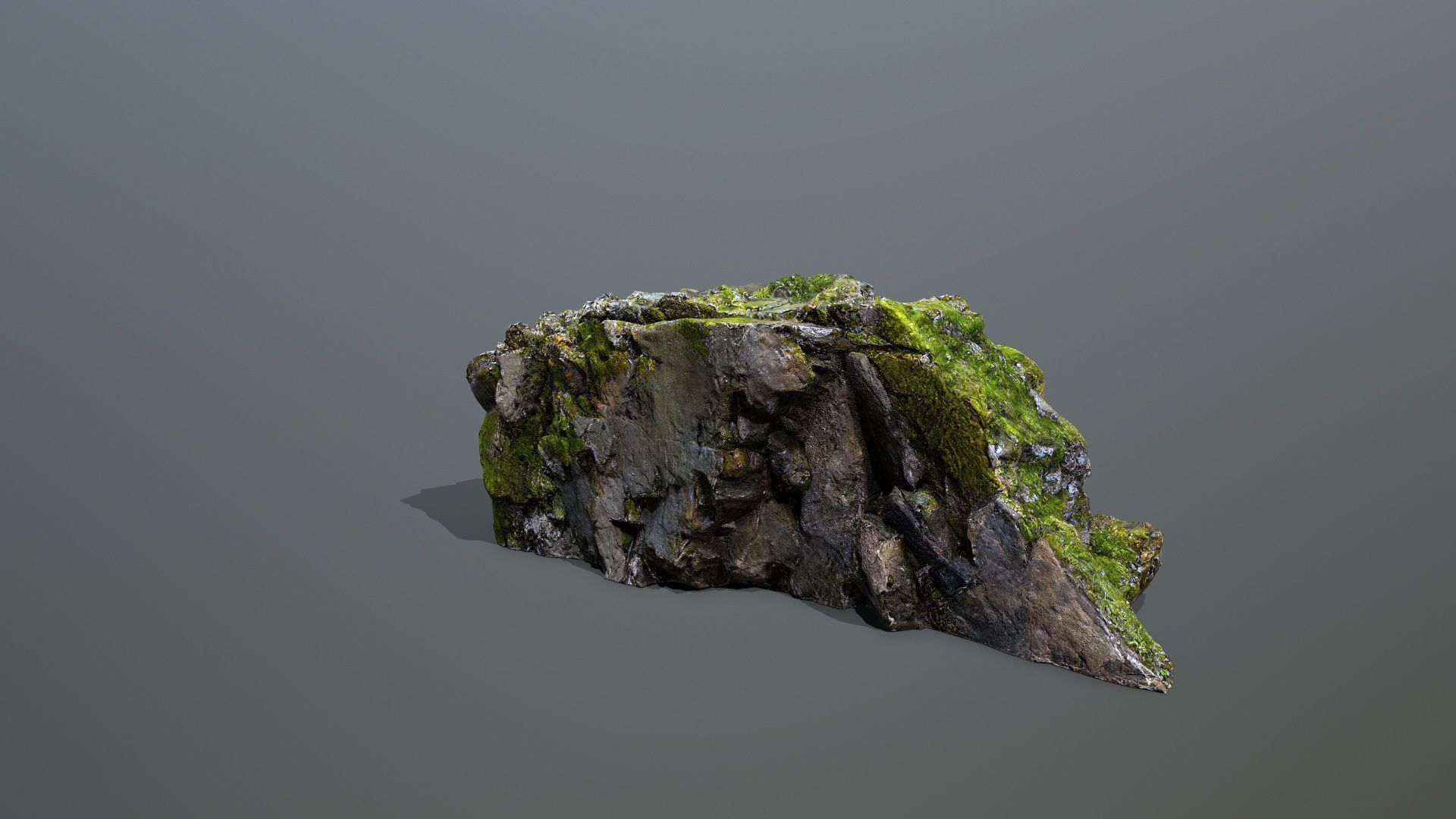 Mountain Low-poly 3D model_10