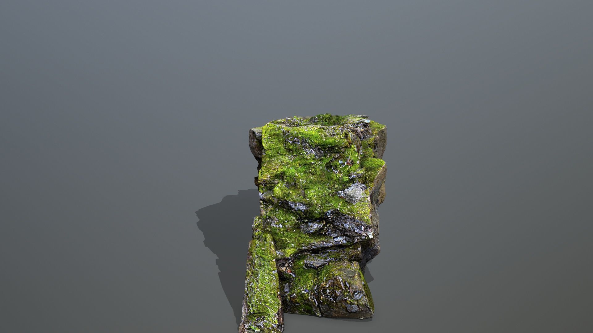 Mountain Low-poly 3D model_12