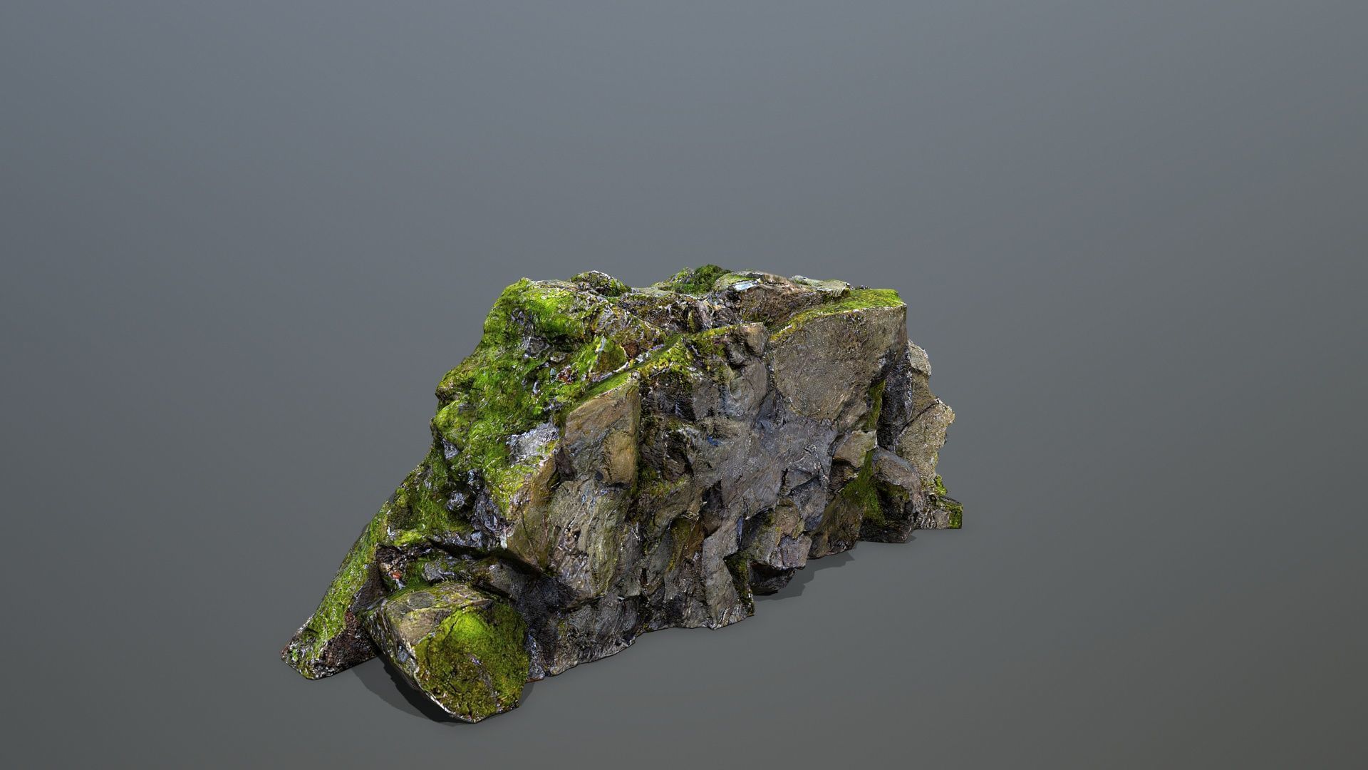 Mountain Low-poly 3D model_13