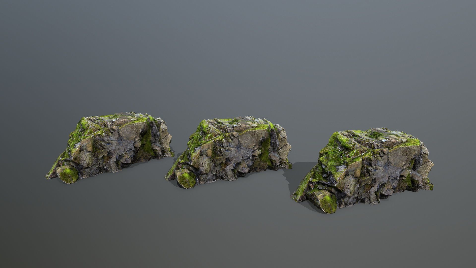 Mountain Low-poly 3D model_15