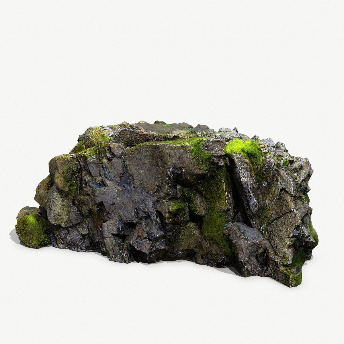 Mountain Low-poly 3D model_3