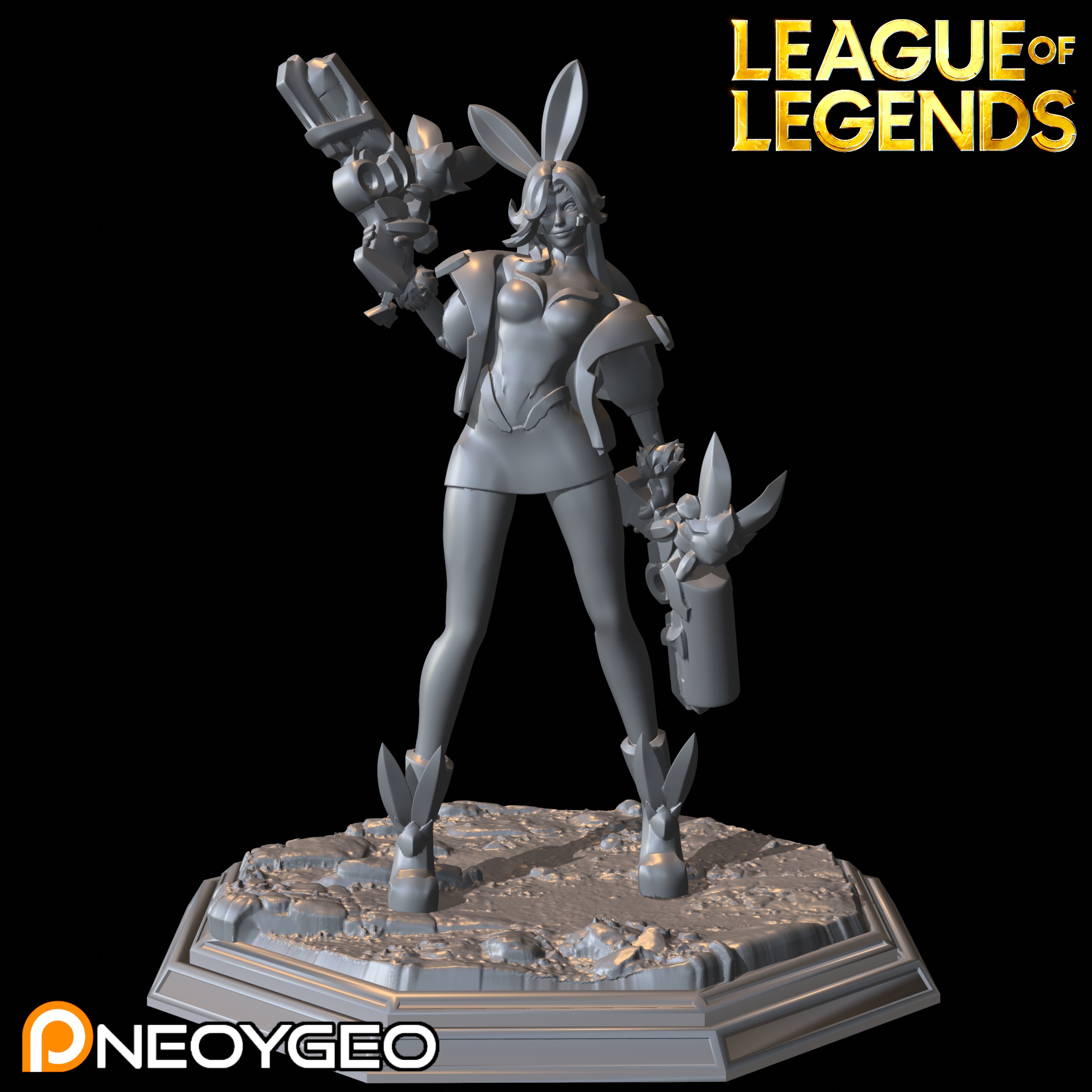 BATTLE BUNNY MISS FORTUNE - LEAGUE OF LEGENDS 3D print model_1