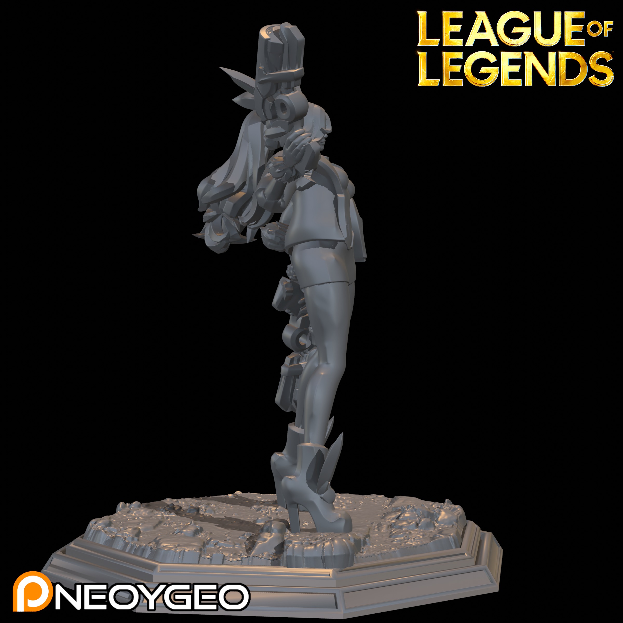 BATTLE BUNNY MISS FORTUNE - LEAGUE OF LEGENDS 3D print model_3