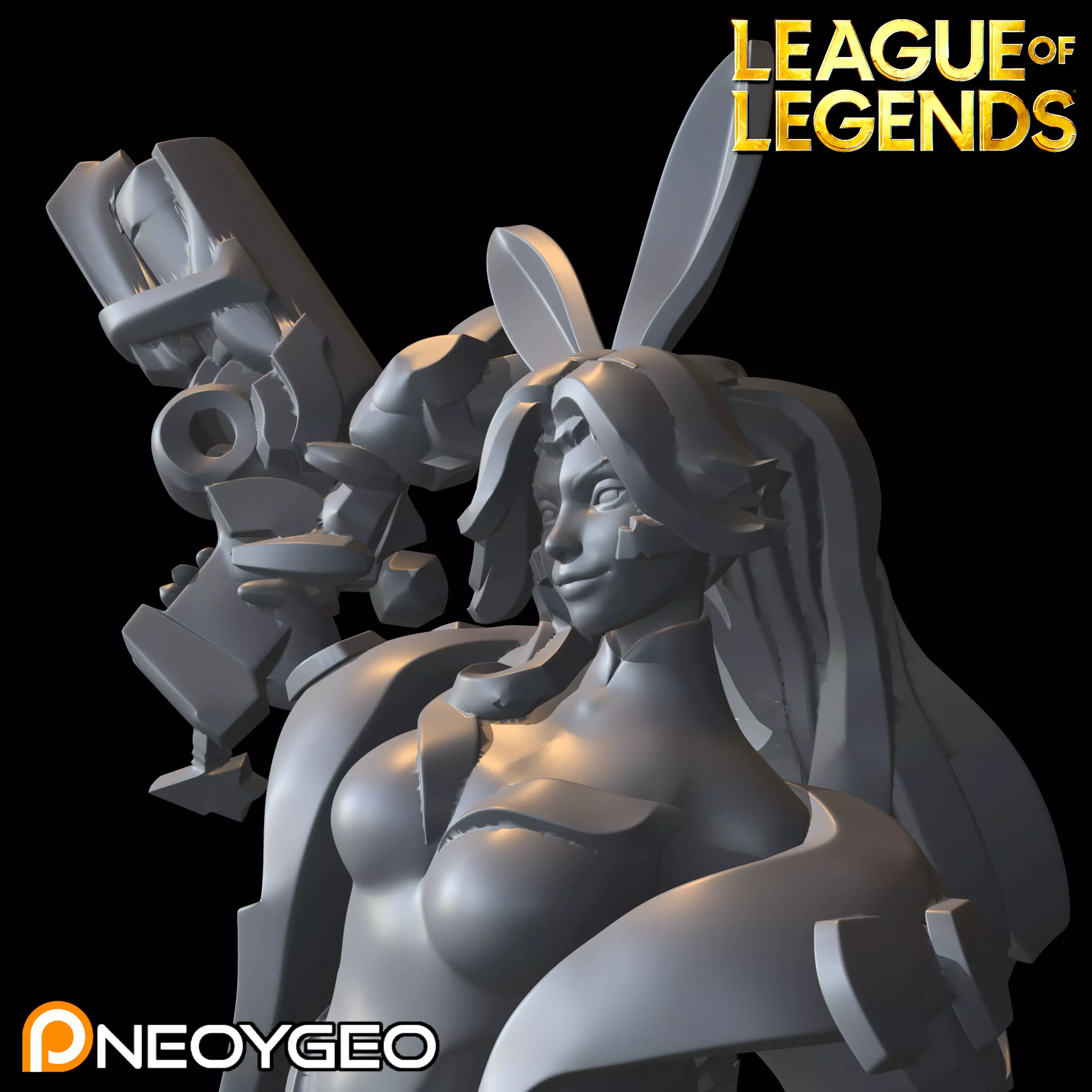 BATTLE BUNNY MISS FORTUNE - LEAGUE OF LEGENDS 3D print model_0