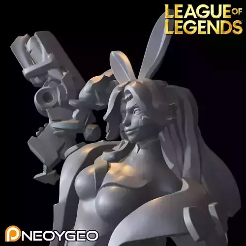 BATTLE BUNNY MISS FORTUNE - LEAGUE OF LEGENDS 3D print model