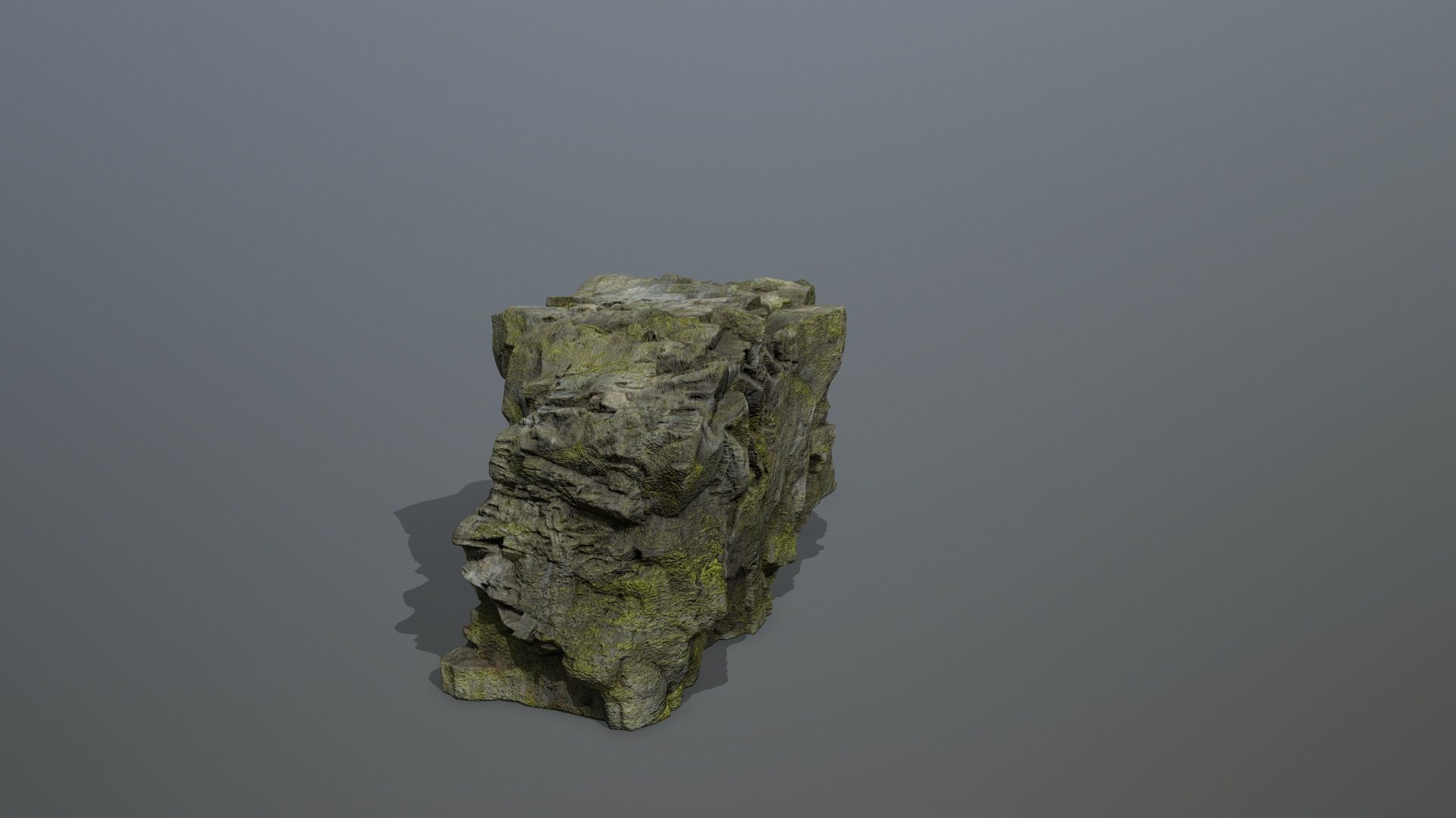 Mountain Low-poly 3D model_8