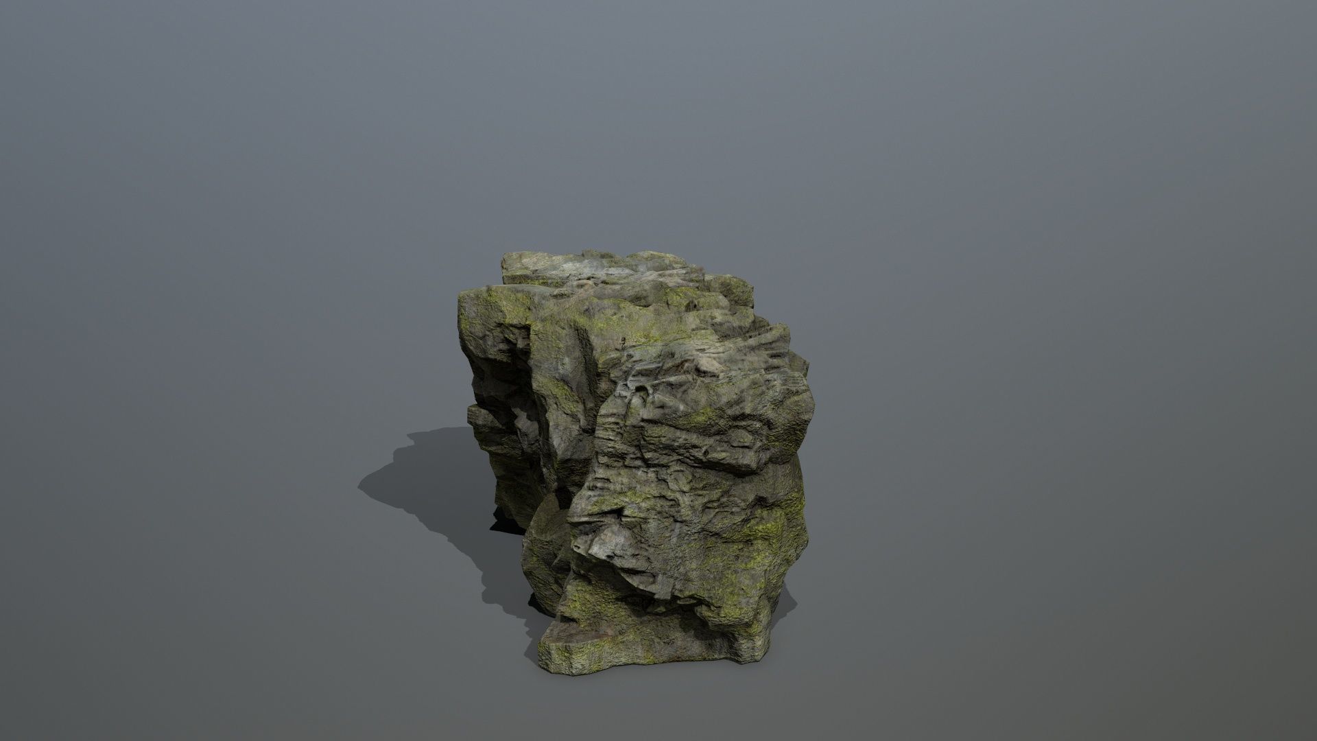 Mountain Low-poly 3D model_7