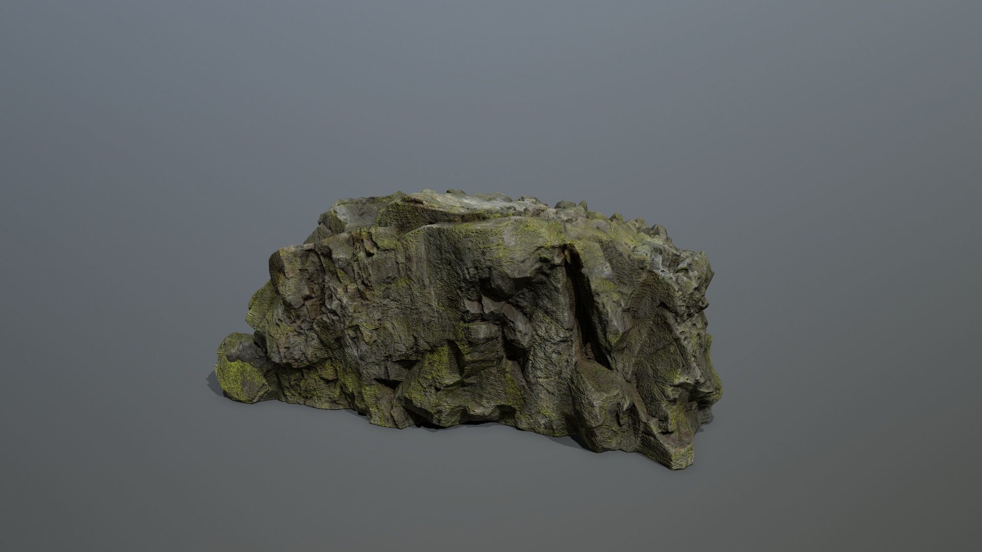 Mountain Low-poly 3D model_5