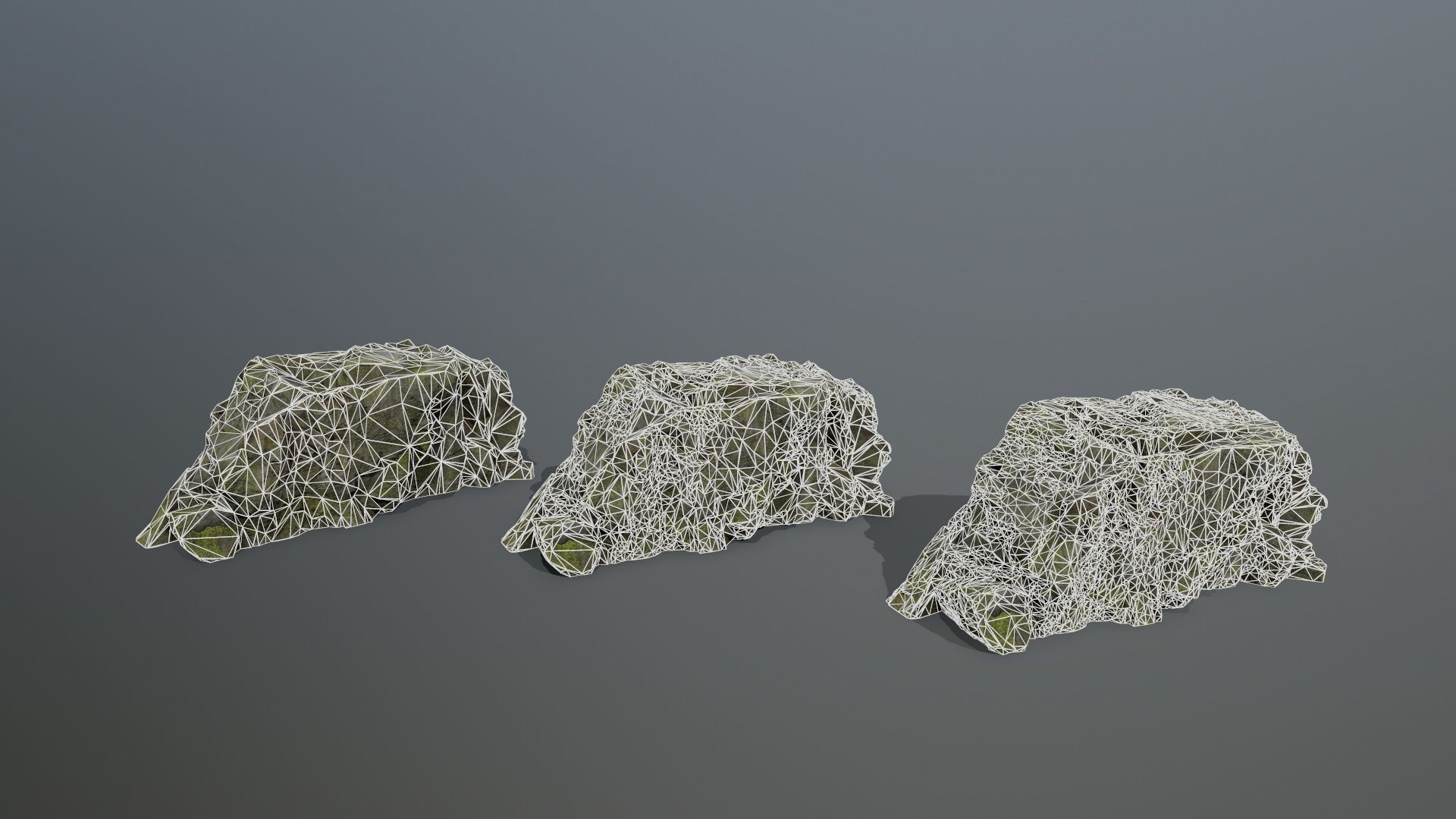 Mountain Low-poly 3D model_17