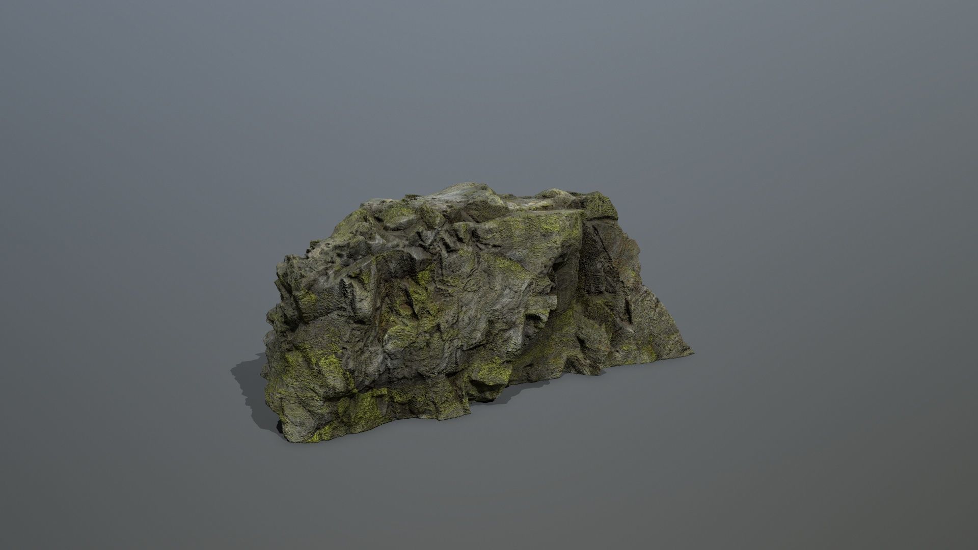 Mountain Low-poly 3D model_9