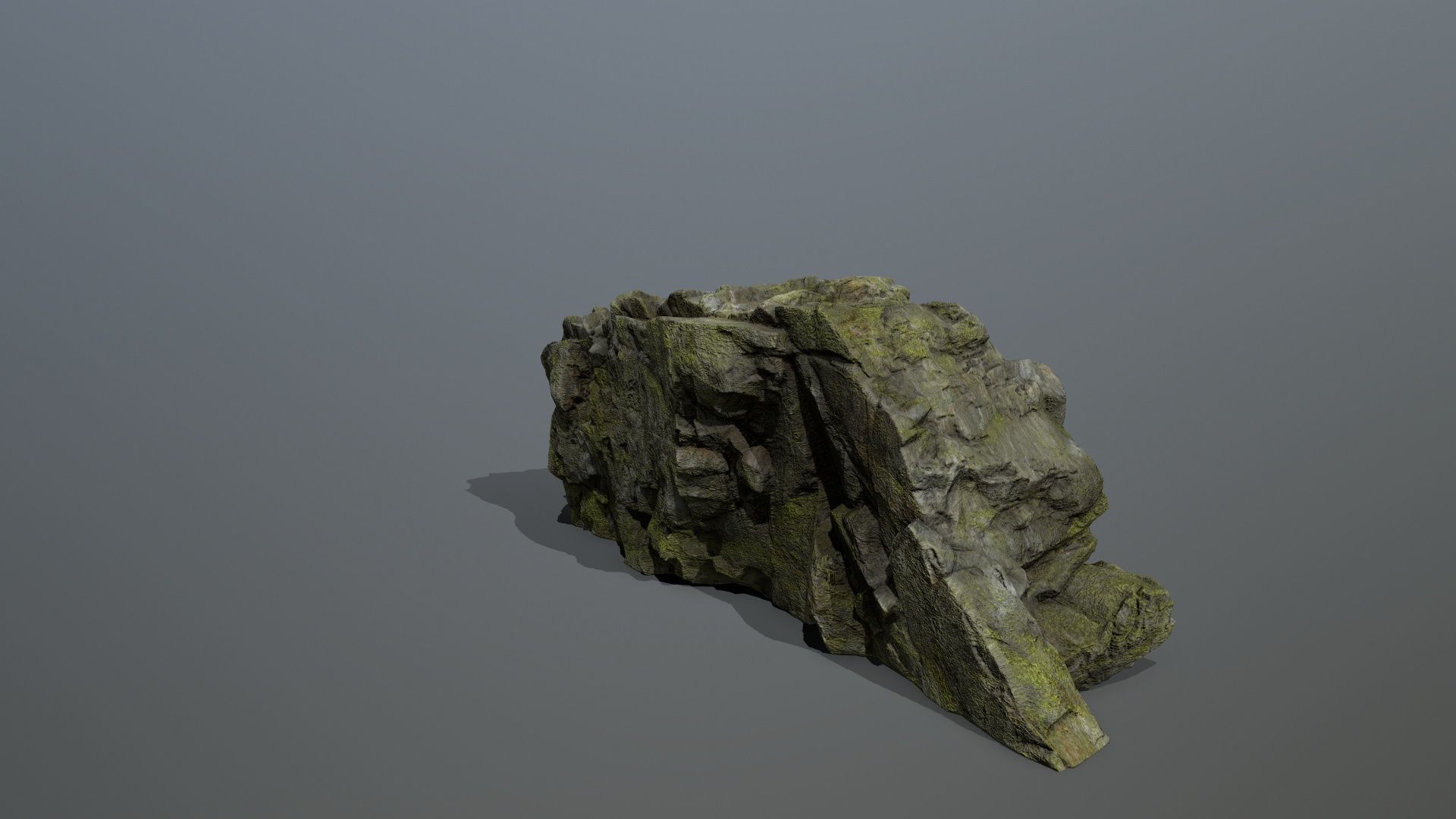 Mountain Low-poly 3D model_11