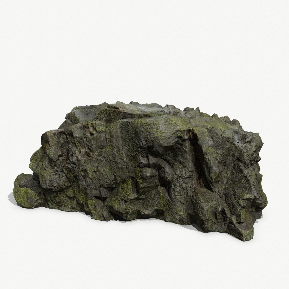 Mountain Low-poly 3D model_2