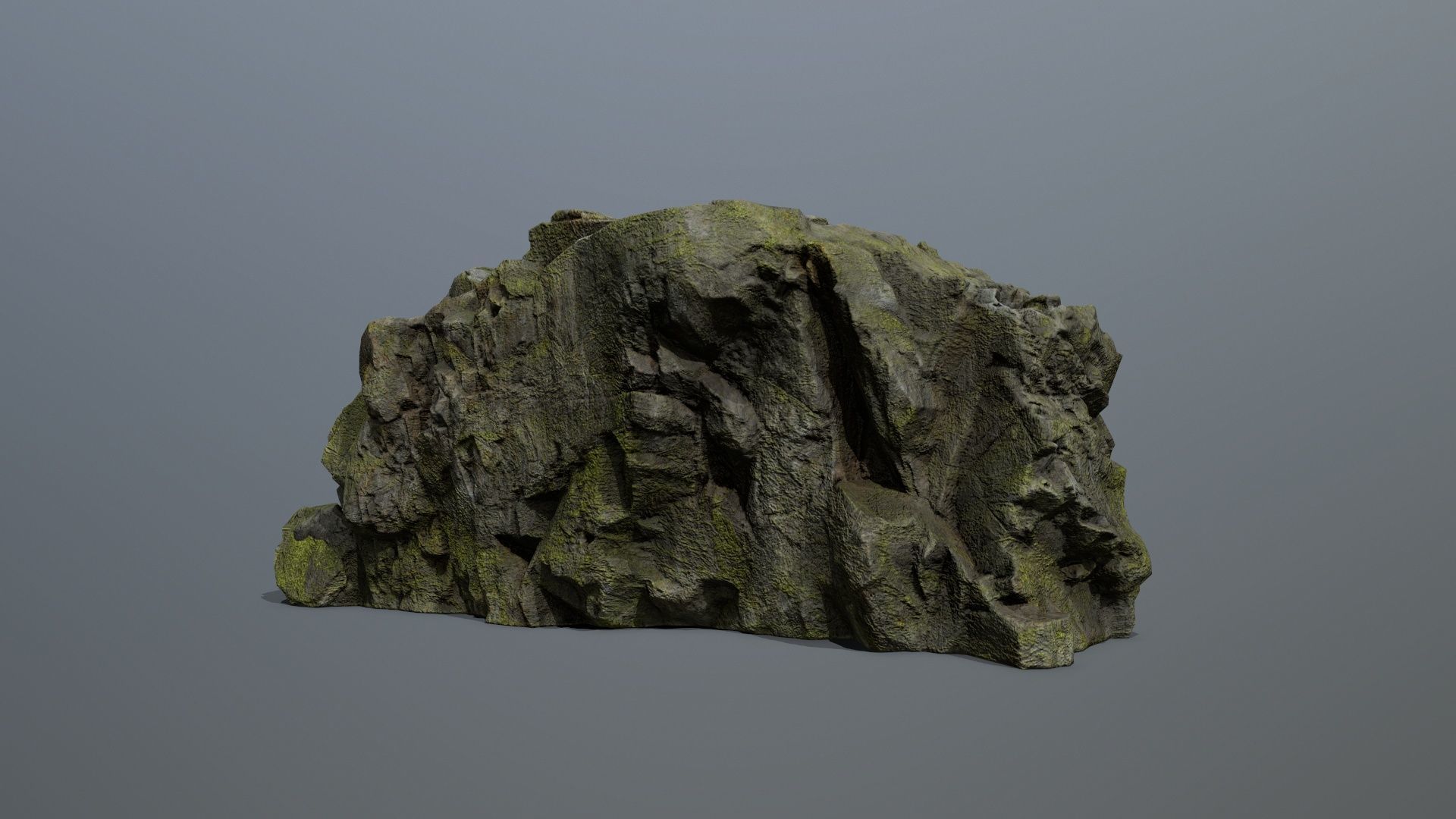 Mountain Low-poly 3D model_4