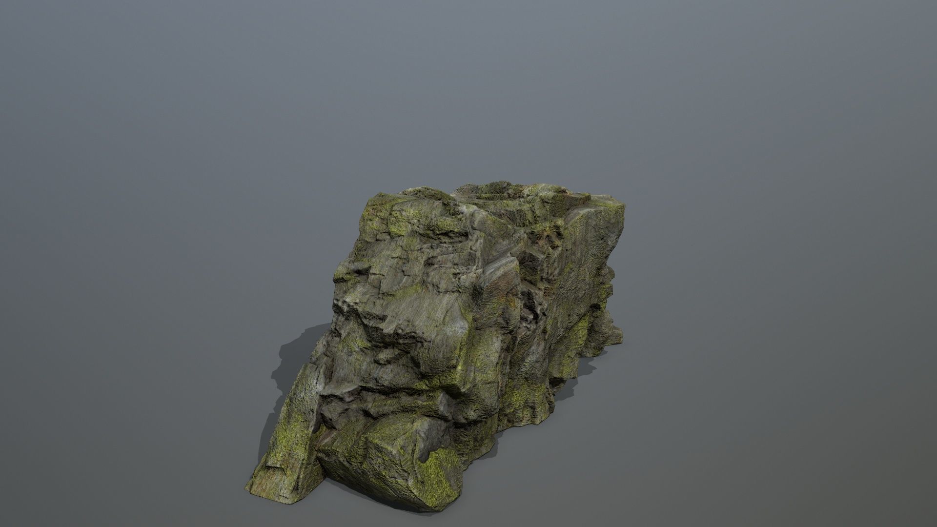 Mountain Low-poly 3D model_13
