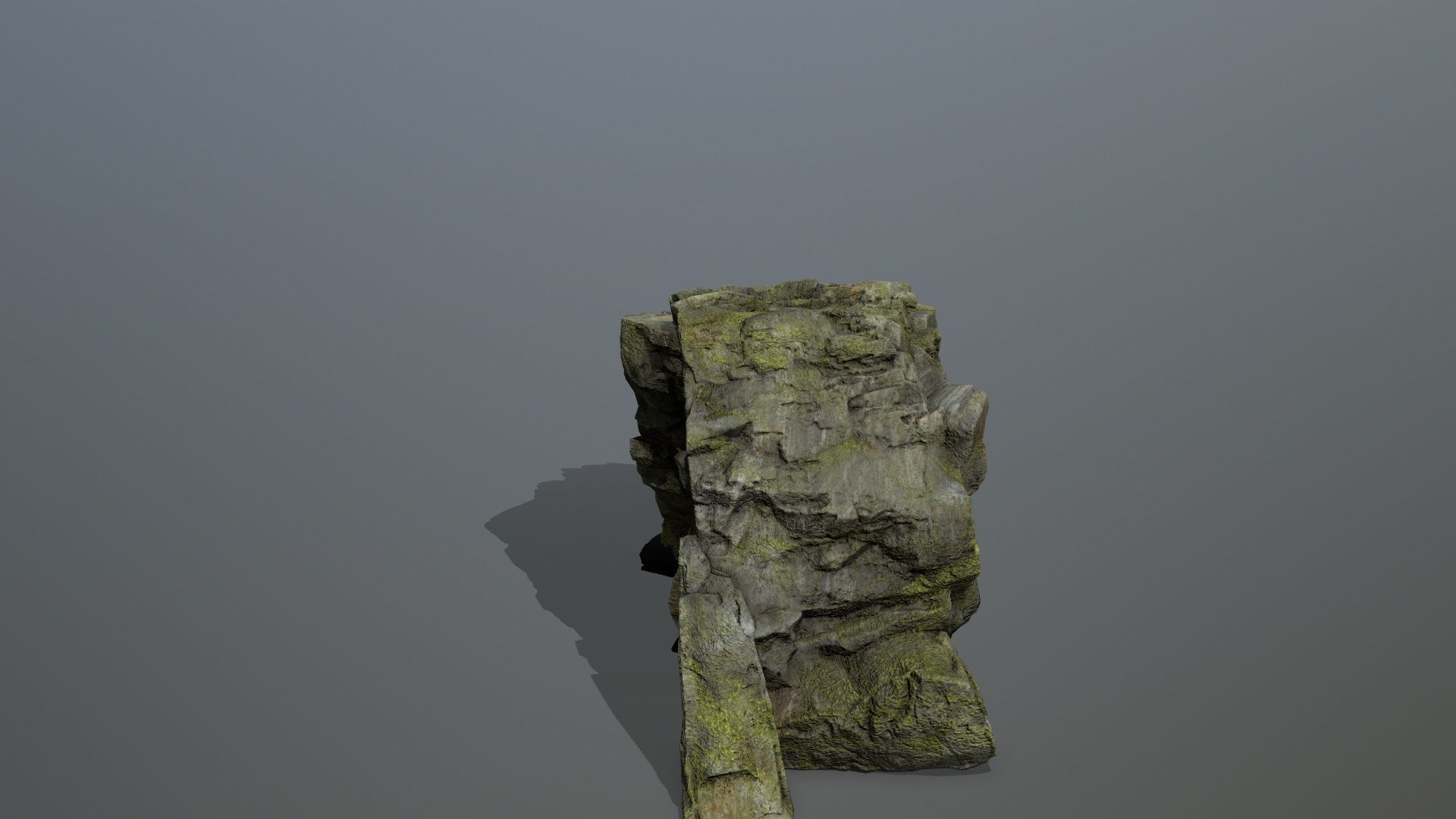 Mountain Low-poly 3D model_12