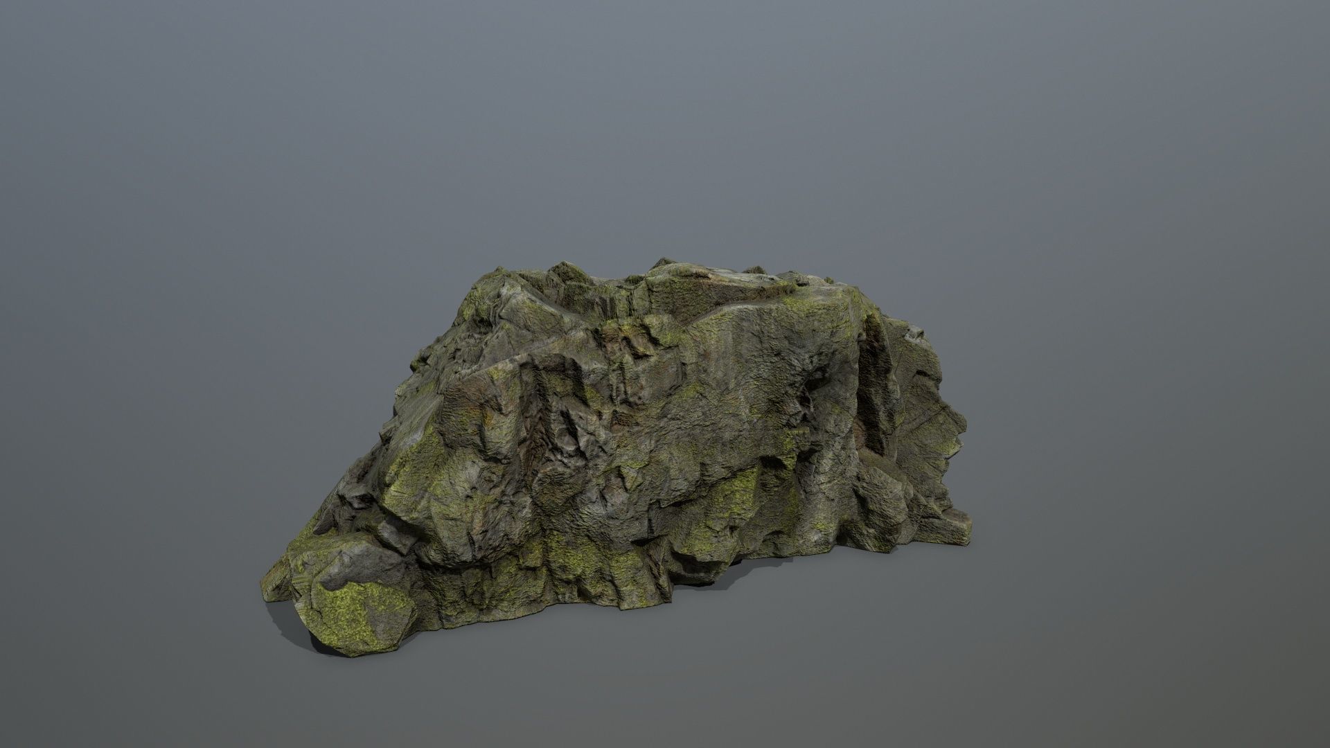 Mountain Low-poly 3D model_14