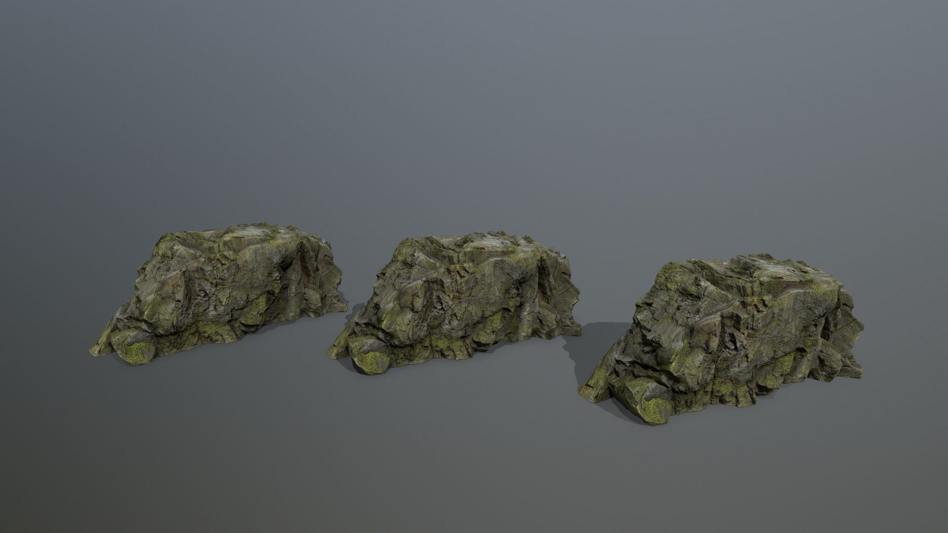 Mountain Low-poly 3D model_16