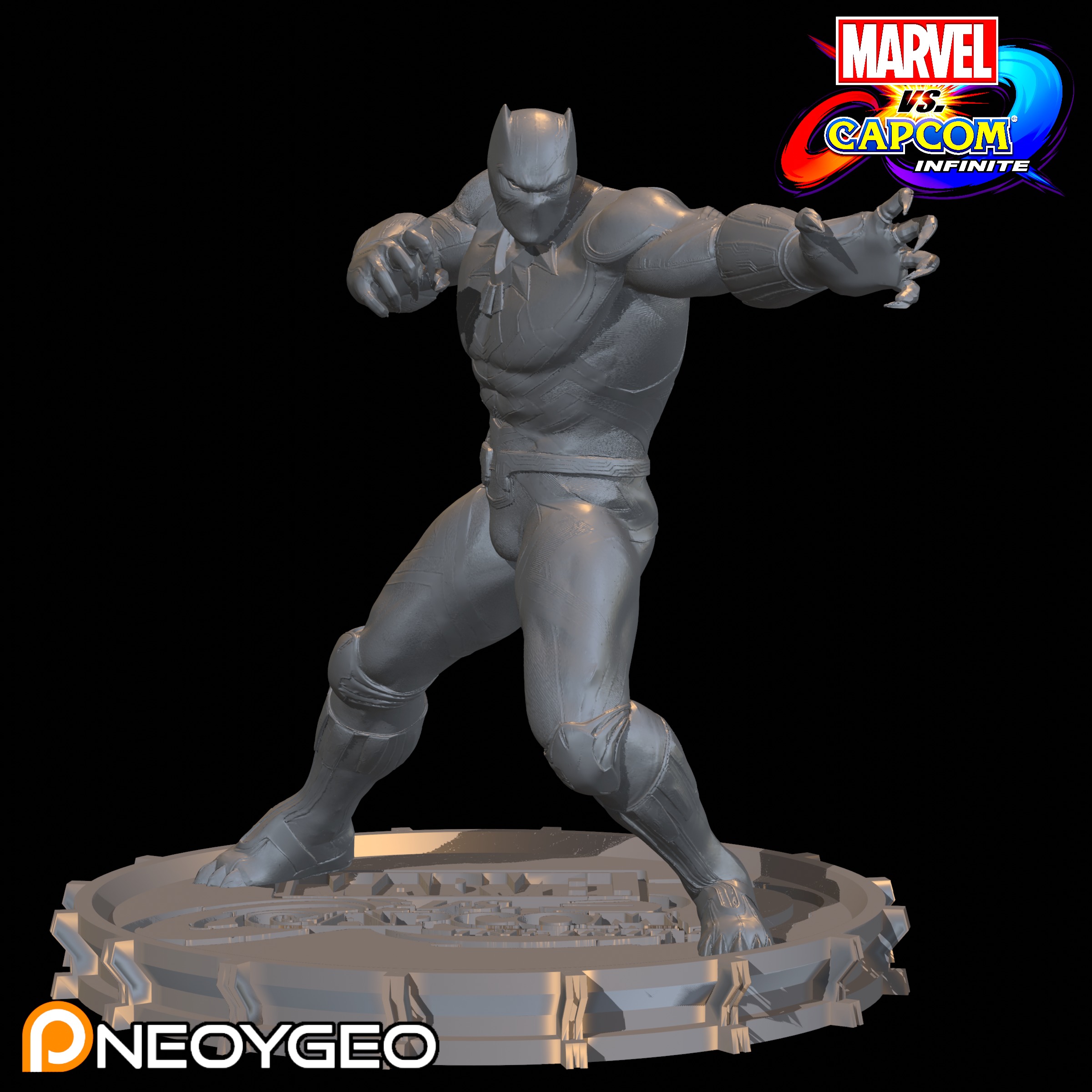 BLACK PANTHER - MARVEL VS CAPCOM INFINITE 3D print model_1