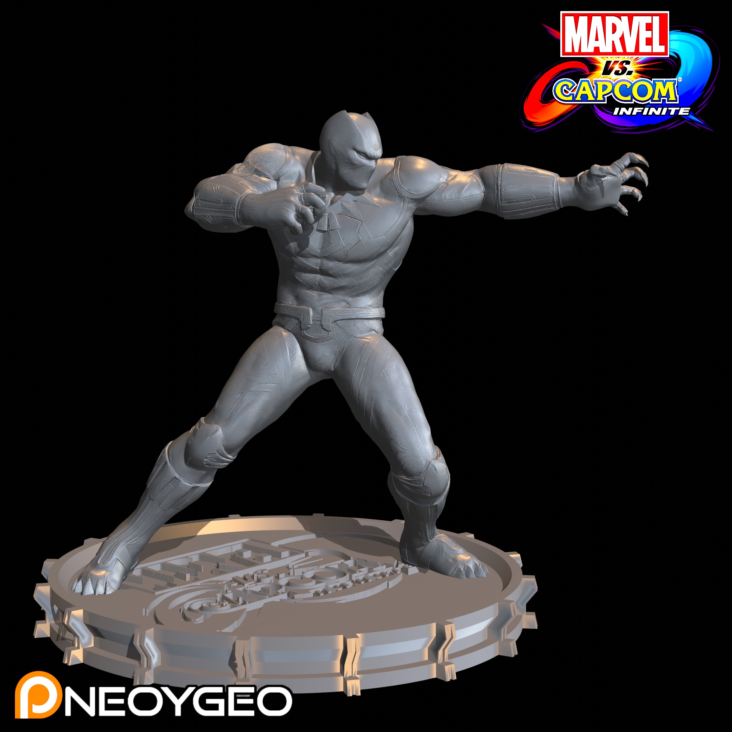 BLACK PANTHER - MARVEL VS CAPCOM INFINITE 3D print model_4