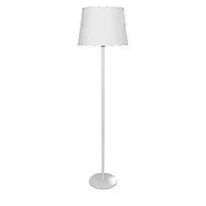 Modern Satin Floor Lamp 1L White - 3D Model